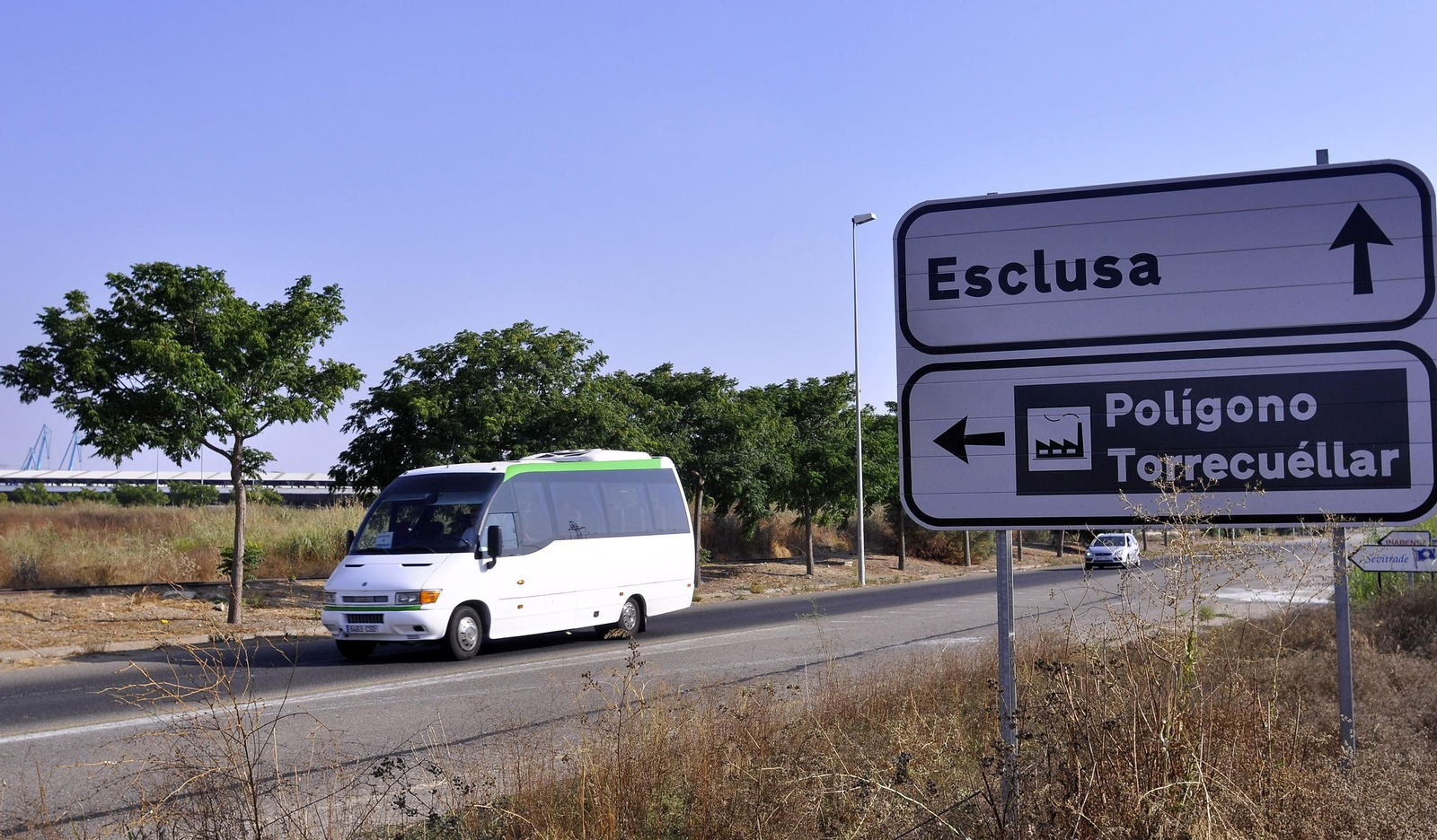La carretera de la esclusa, donde ocurrieron los hechos.