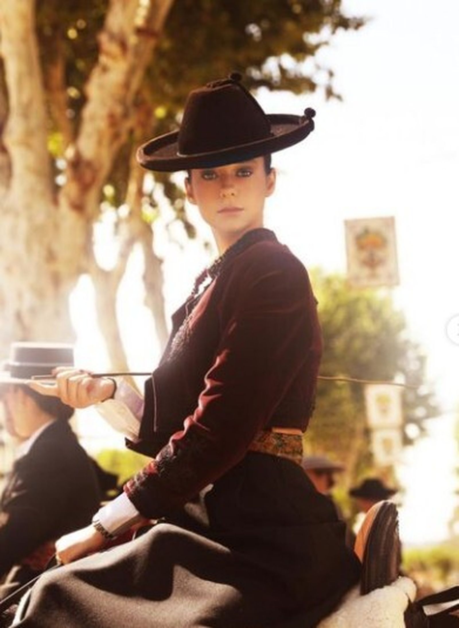 Victoria Federica en la pasada Feria de Abril, como perfecta amazona