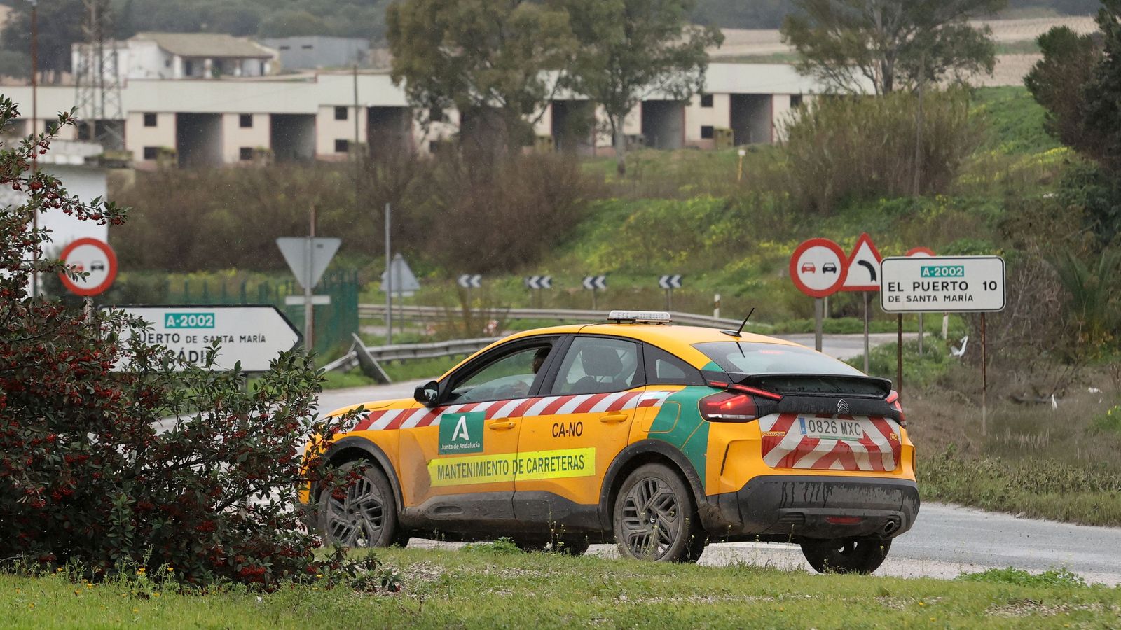 Ruta por la zona rural inundada de Jerez