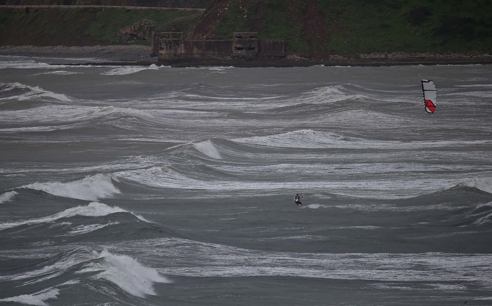 Fotos del temporal en la Bahía de Algeciras