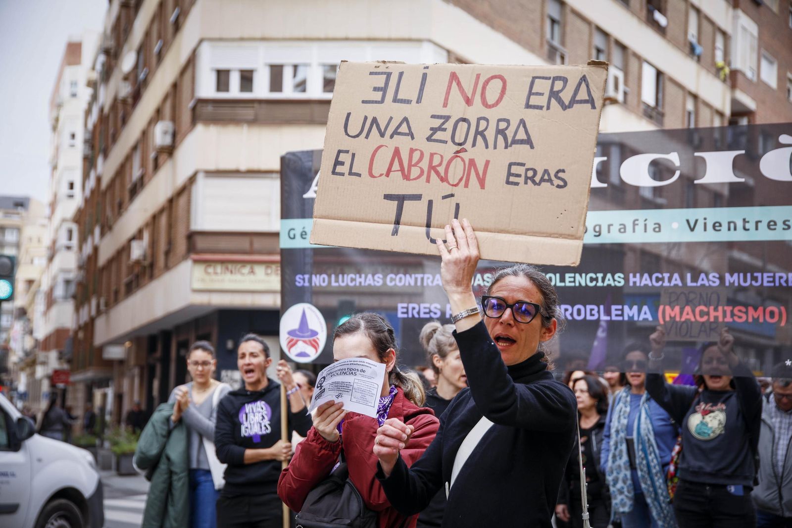 Las imágenes de la manifestación realizada por la Plataforma de Acción Feminista en Almería
