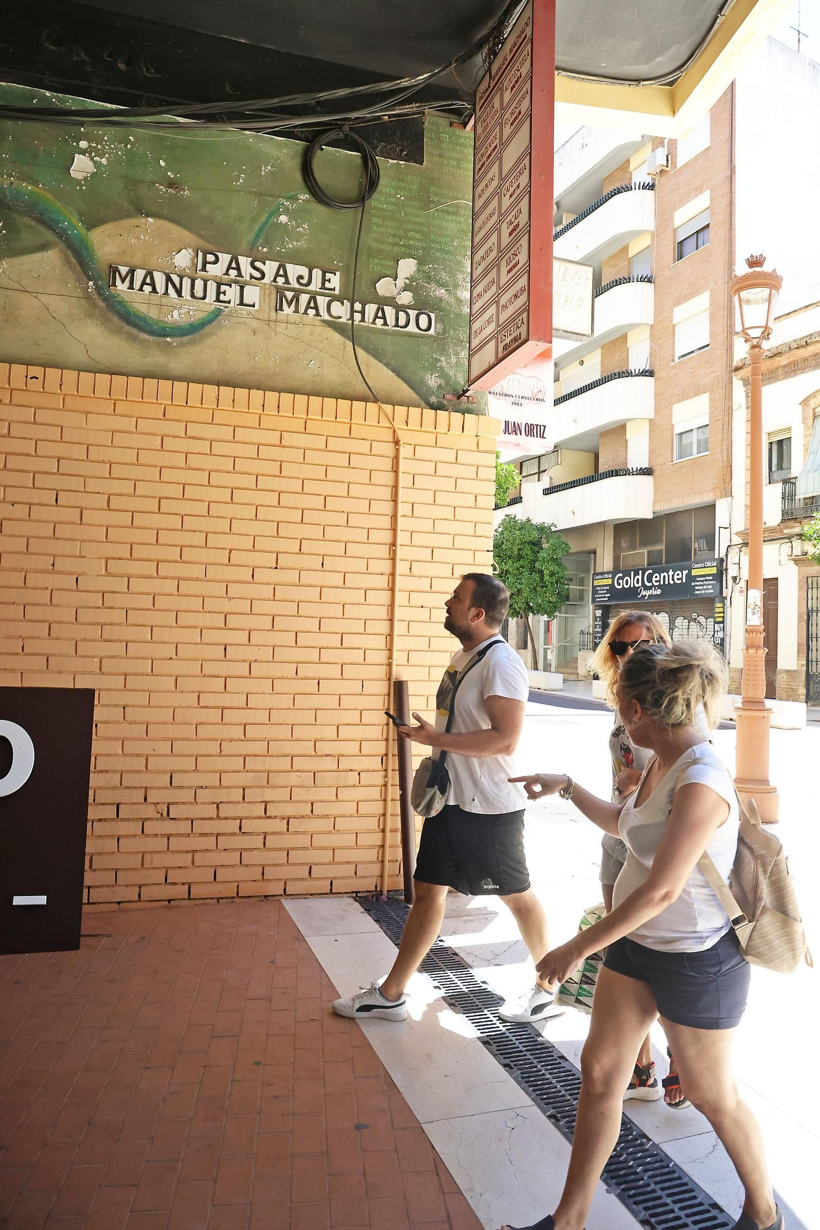 Pasaje Antonio Machado, punto de unión entre La Merced y el centro de la ciudad