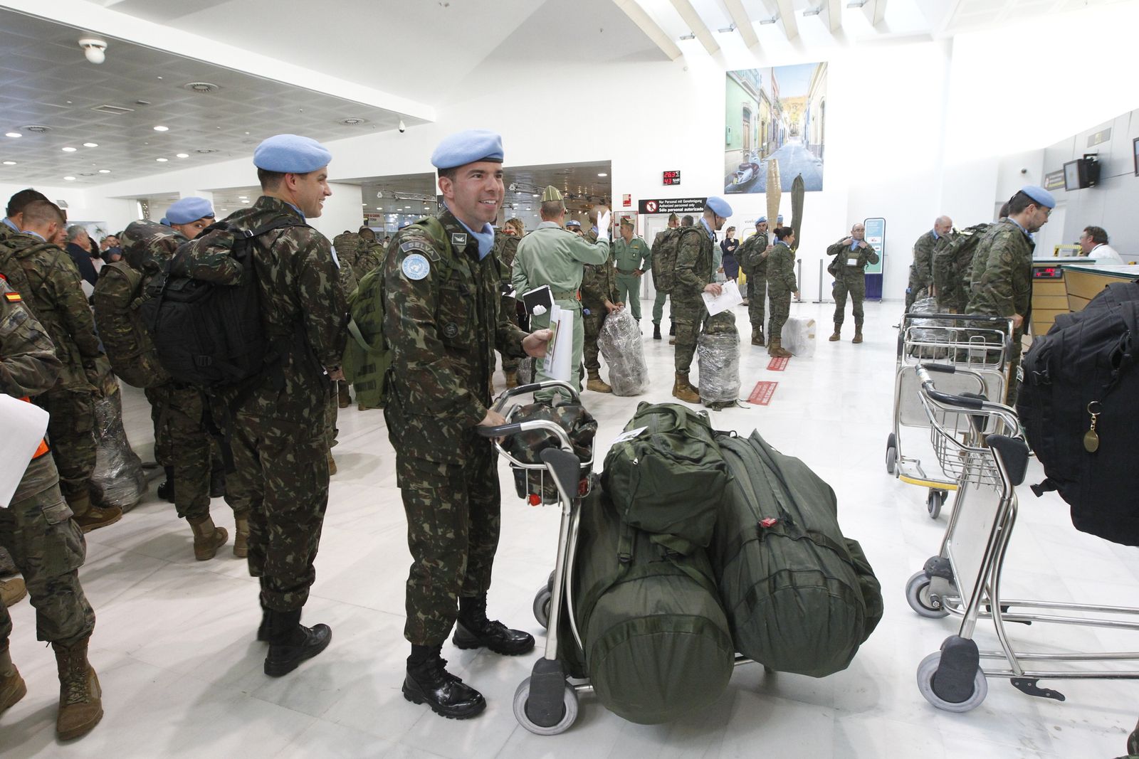 Fotogalería despedida contingente militar al Líbano