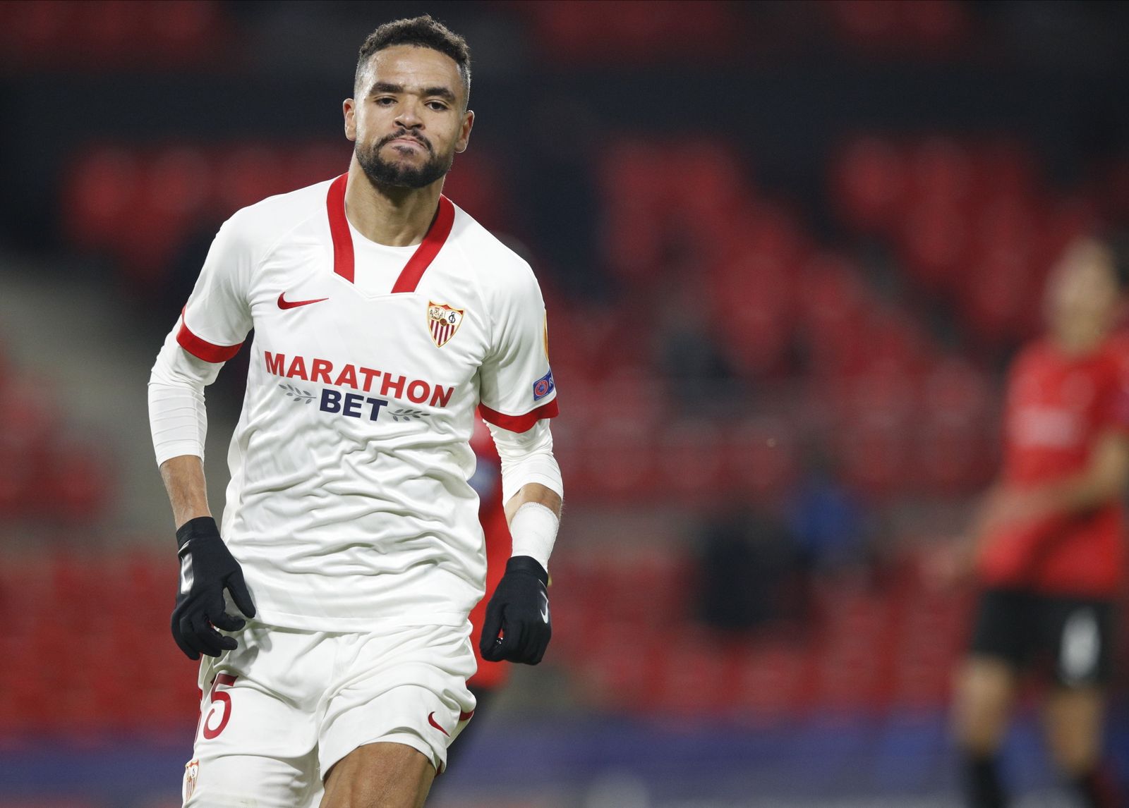 En-Nesyri acaba de hacer el segundo de sus dos goles en Rennes.