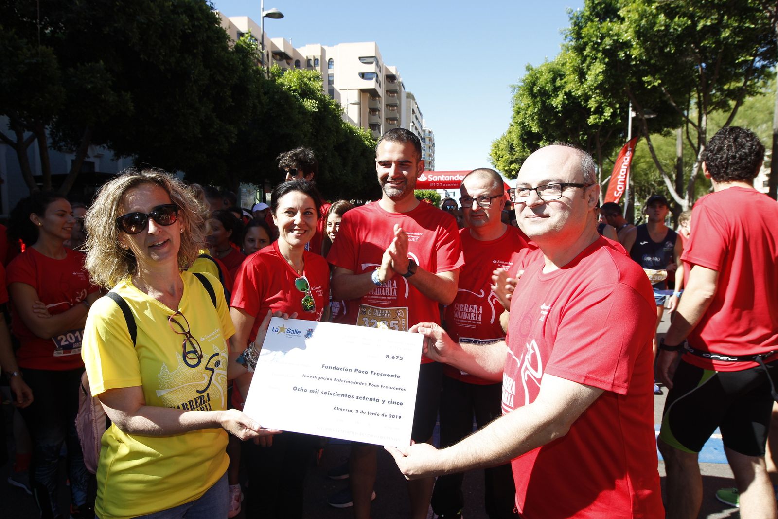 Fotogalería carrera atletismo popular enfermedades poco frecuentes. La Salle Almería
