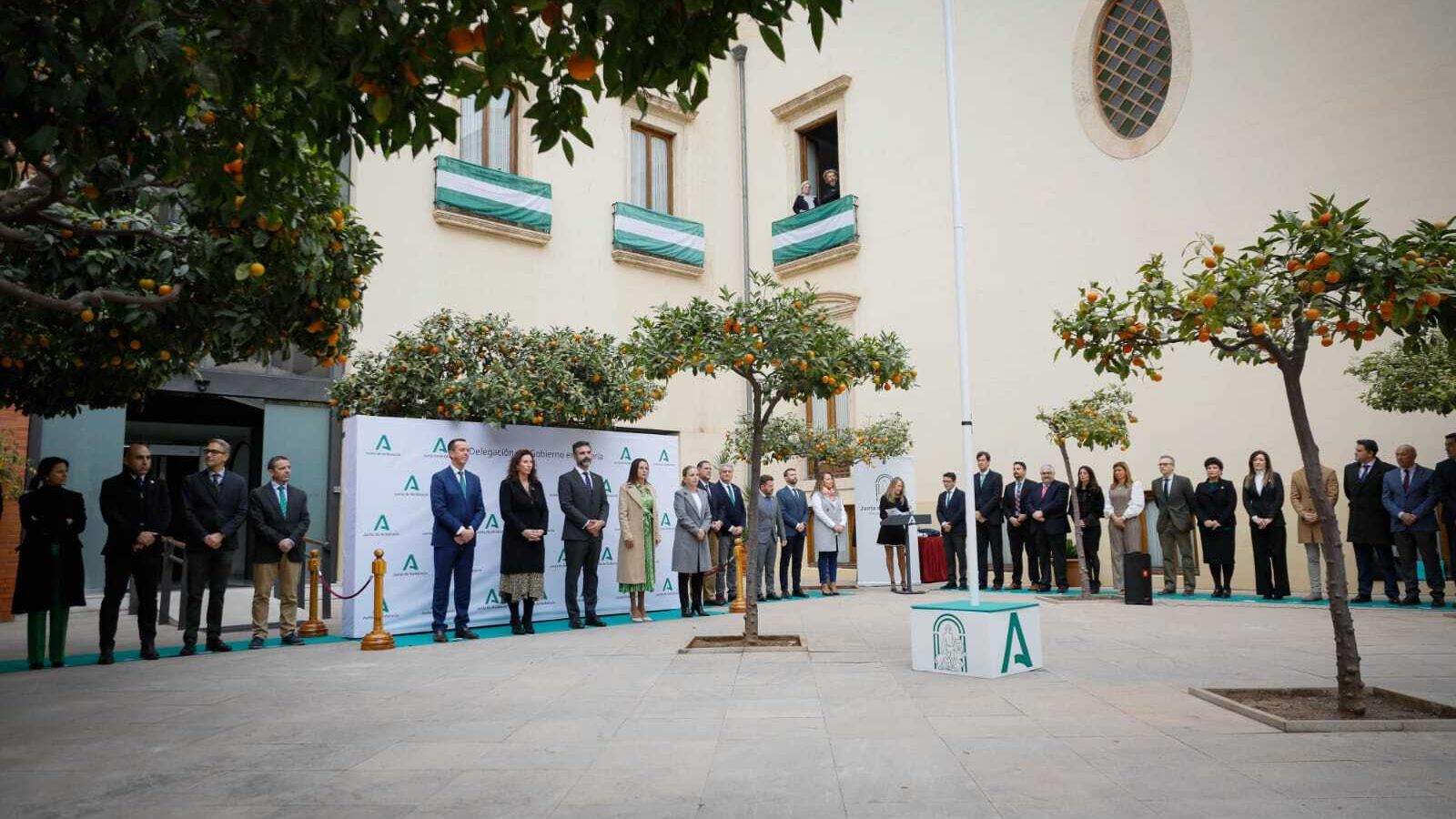 El acto se ha celebrado en el patio de la Delegación del Gobierno de la Junta de Andalucía en Almería