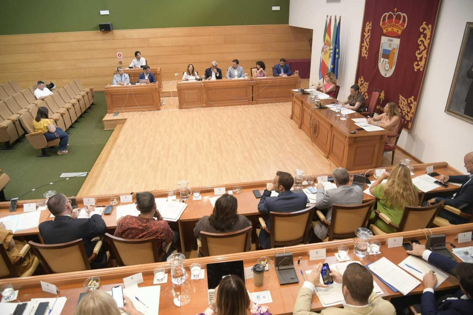 La Corporación municipal ha celebrado hoy el Pleno ordinario de julio.