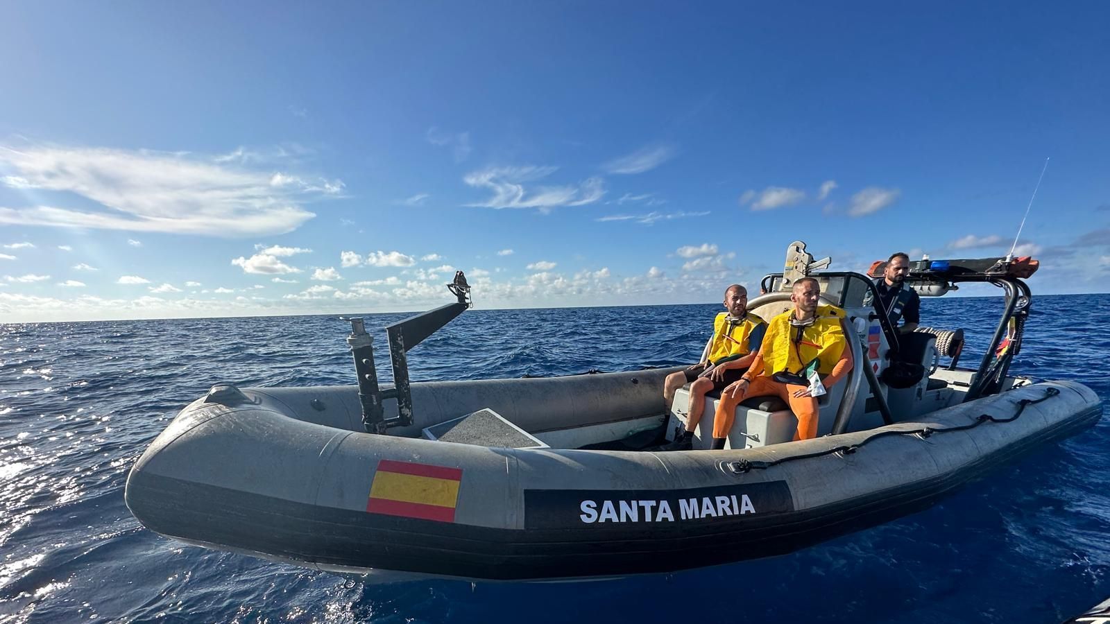 Miguel Ángel Ochoa-Hortal en una misión como reservista voluntario