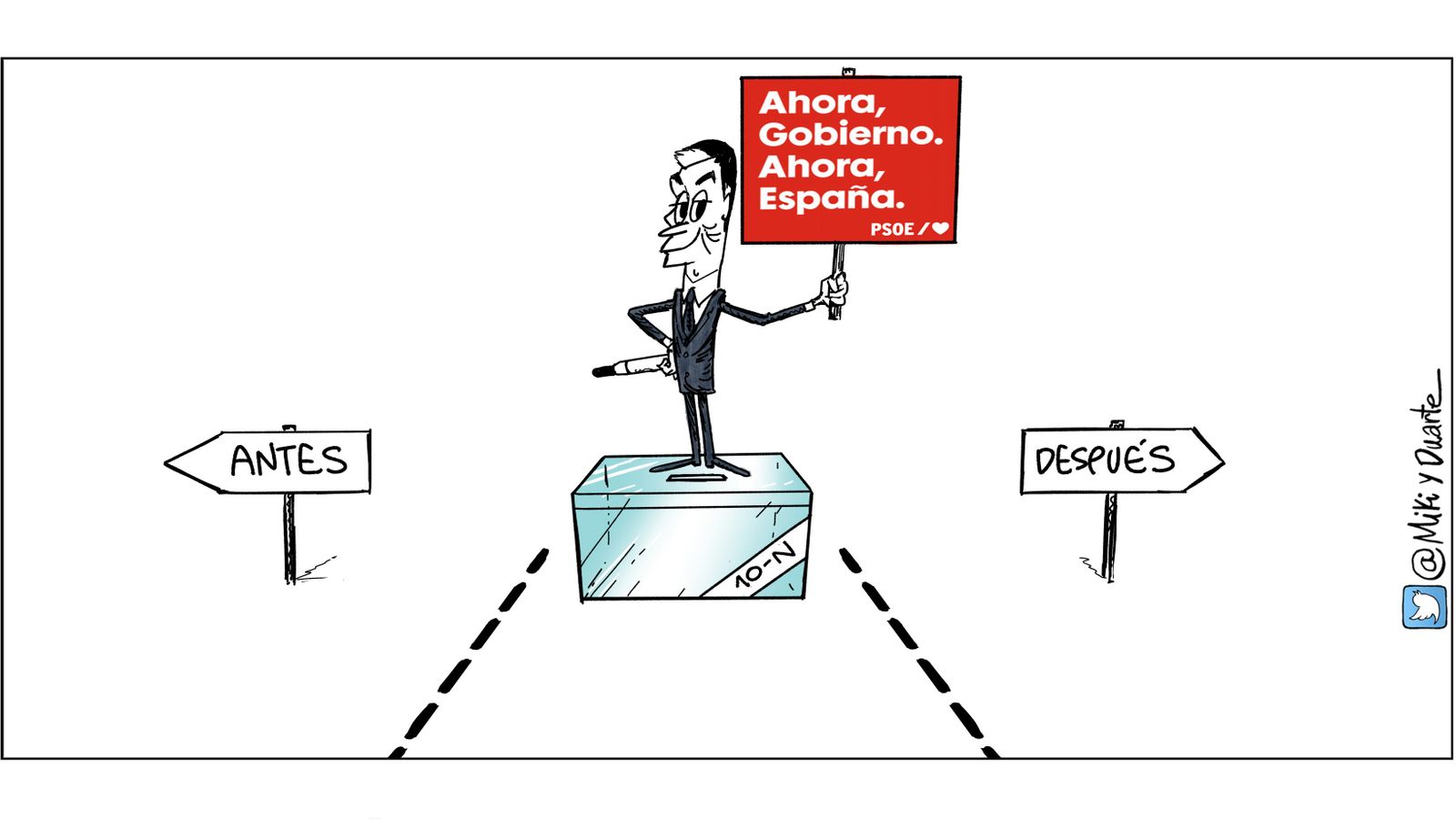 El lema de campaña del PSOE