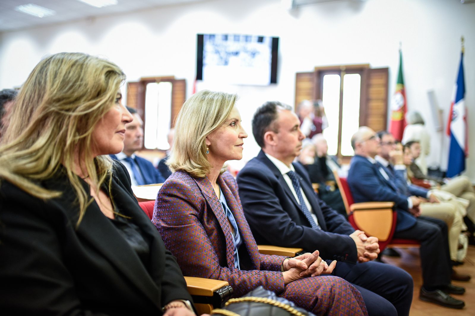 Imágenes de la conferencia  'La Rábida- ocho décadas de un sueño universitario'