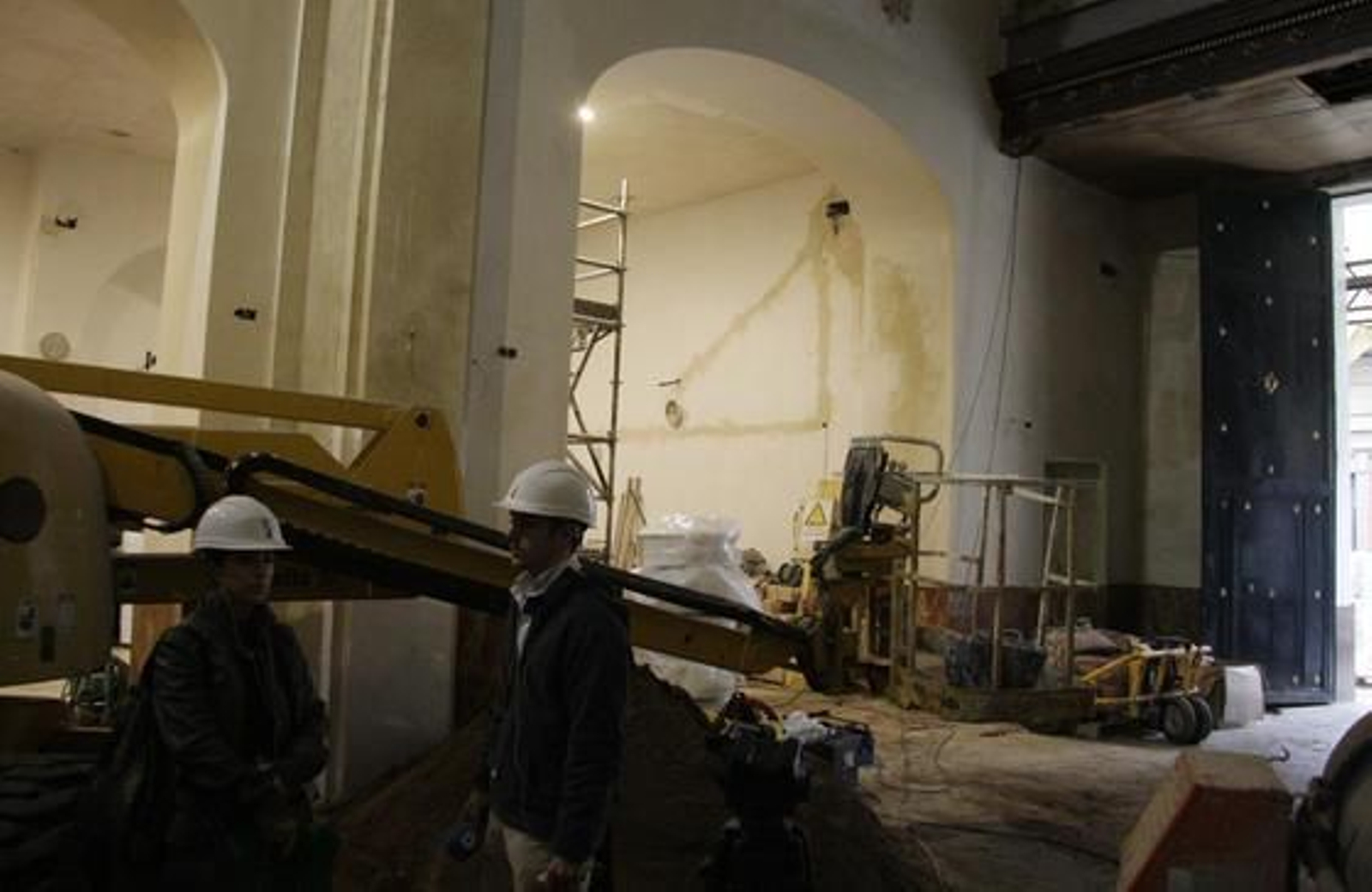 Las actuaciones llevadas a cabo en el edificio triplicarán el espacio de la Capilla.

Foto: Victoria Hidalgo