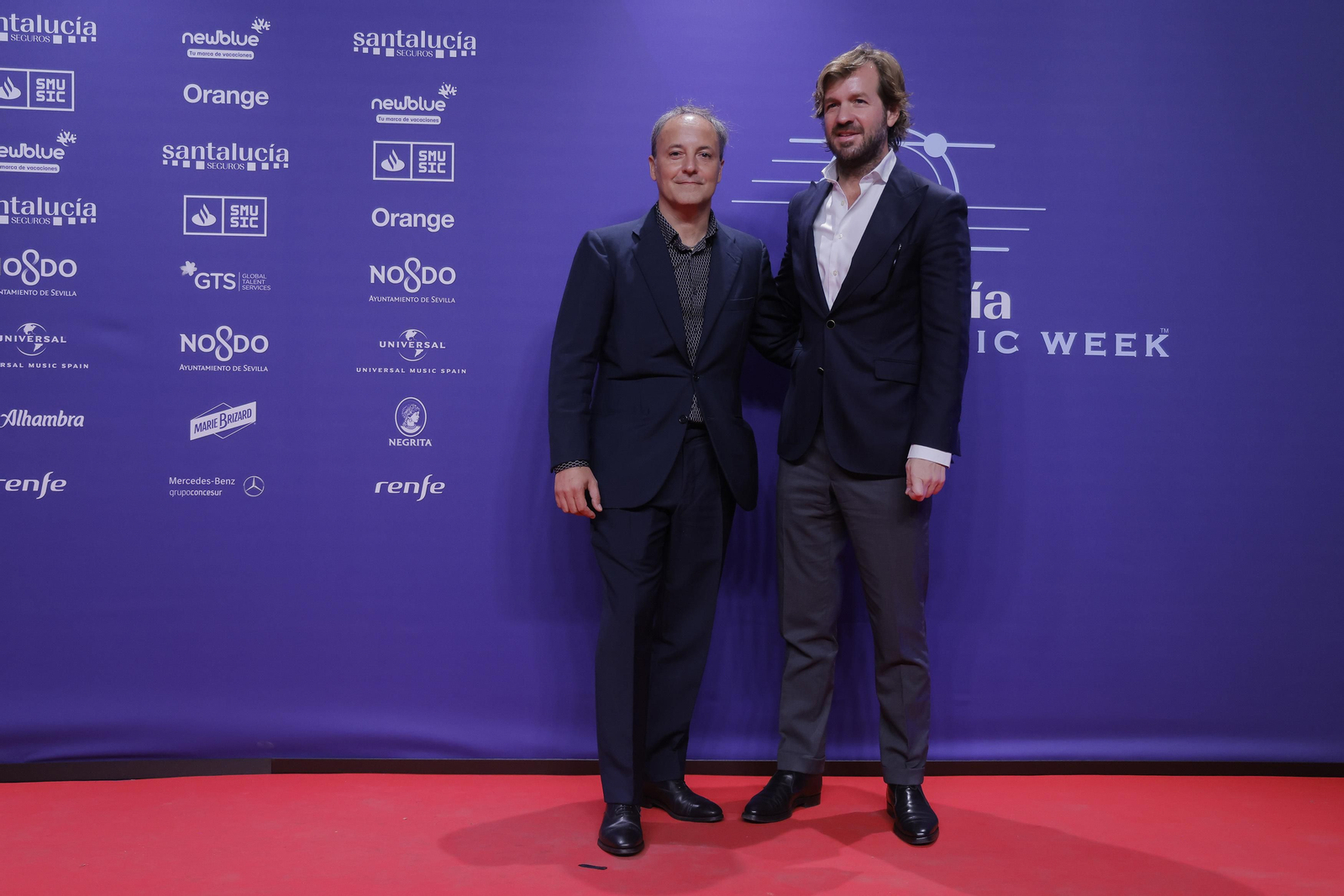 Famosos y artistas en la alfombra roja de la gala del flamenco en los 'Santalucía Universal Music Week'