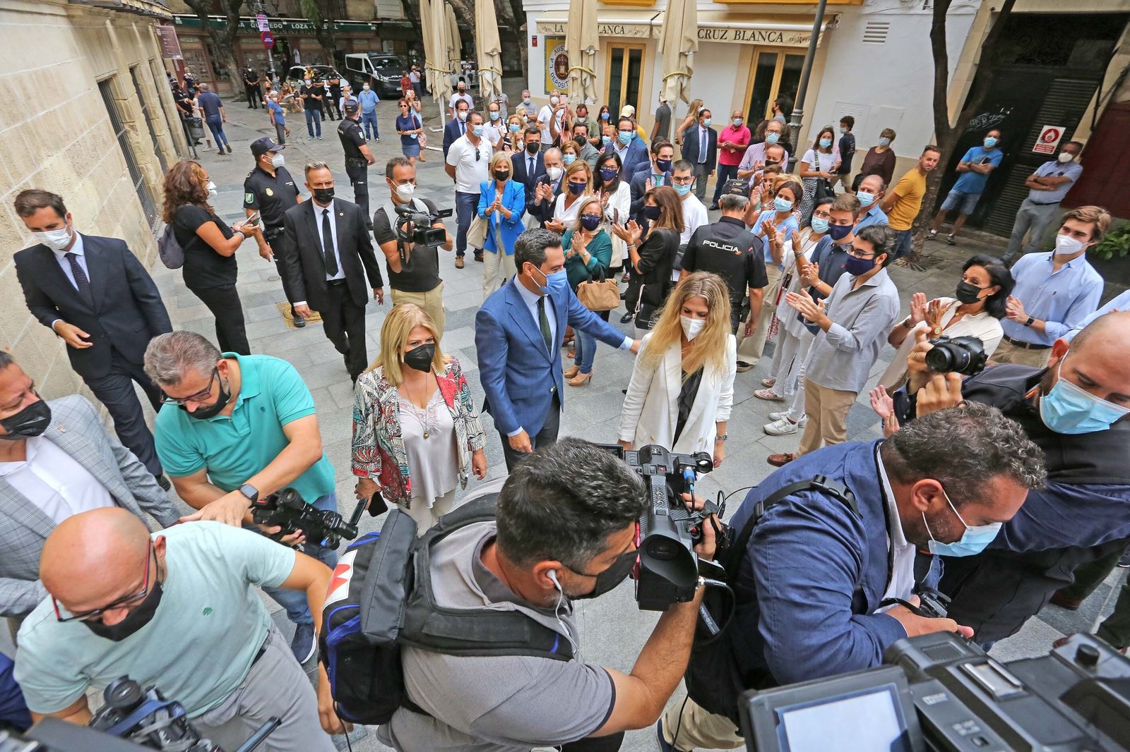 Visita institucional de Juanma Moreno Bonilla a Jerez