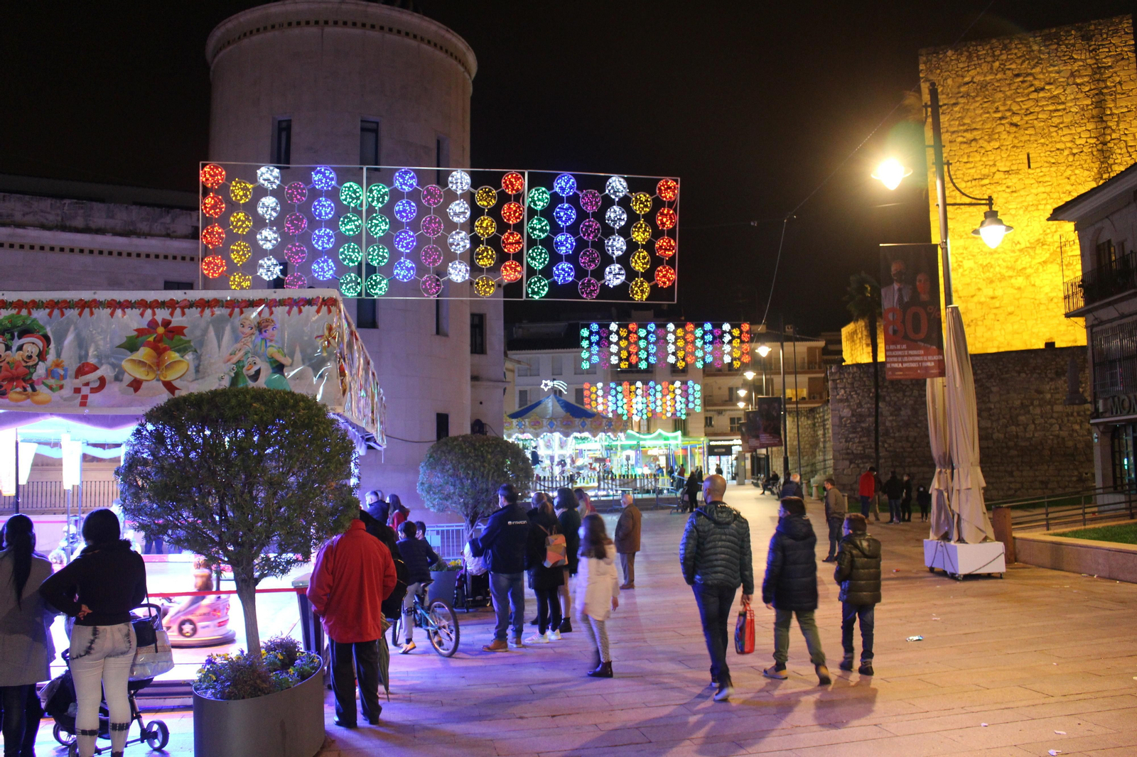 El alumbrado de Navidad de Lucena, en fotografías