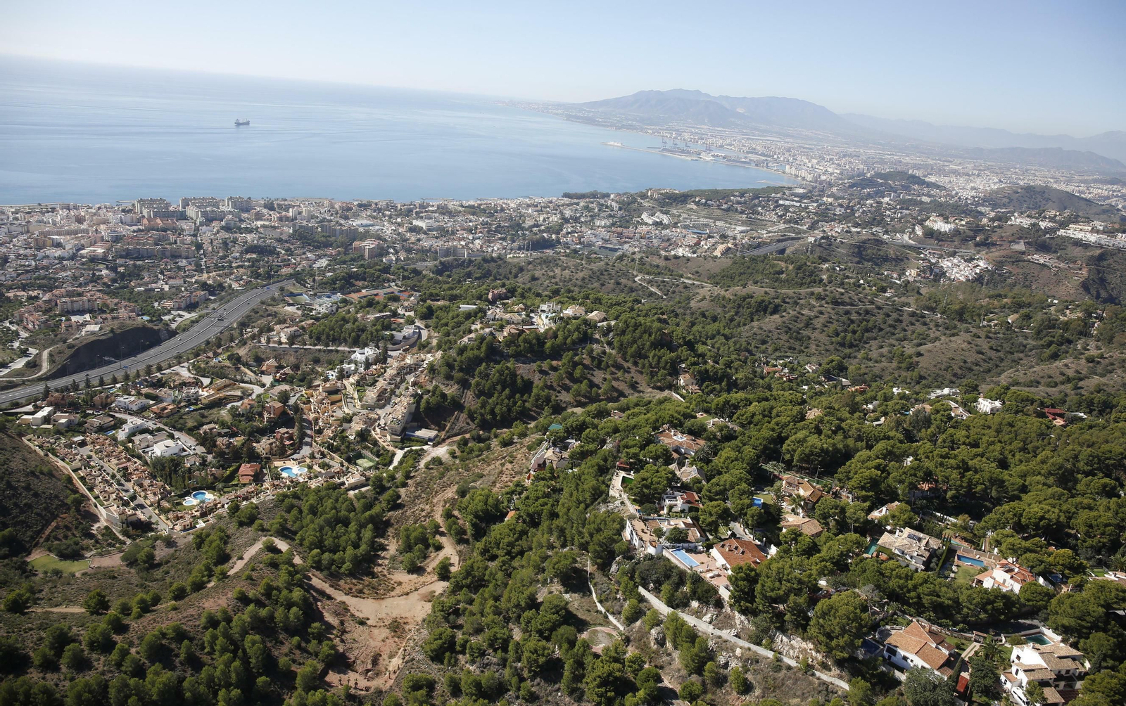 Vista de la zona Este, donde más elevados son los precios de la vivienda.