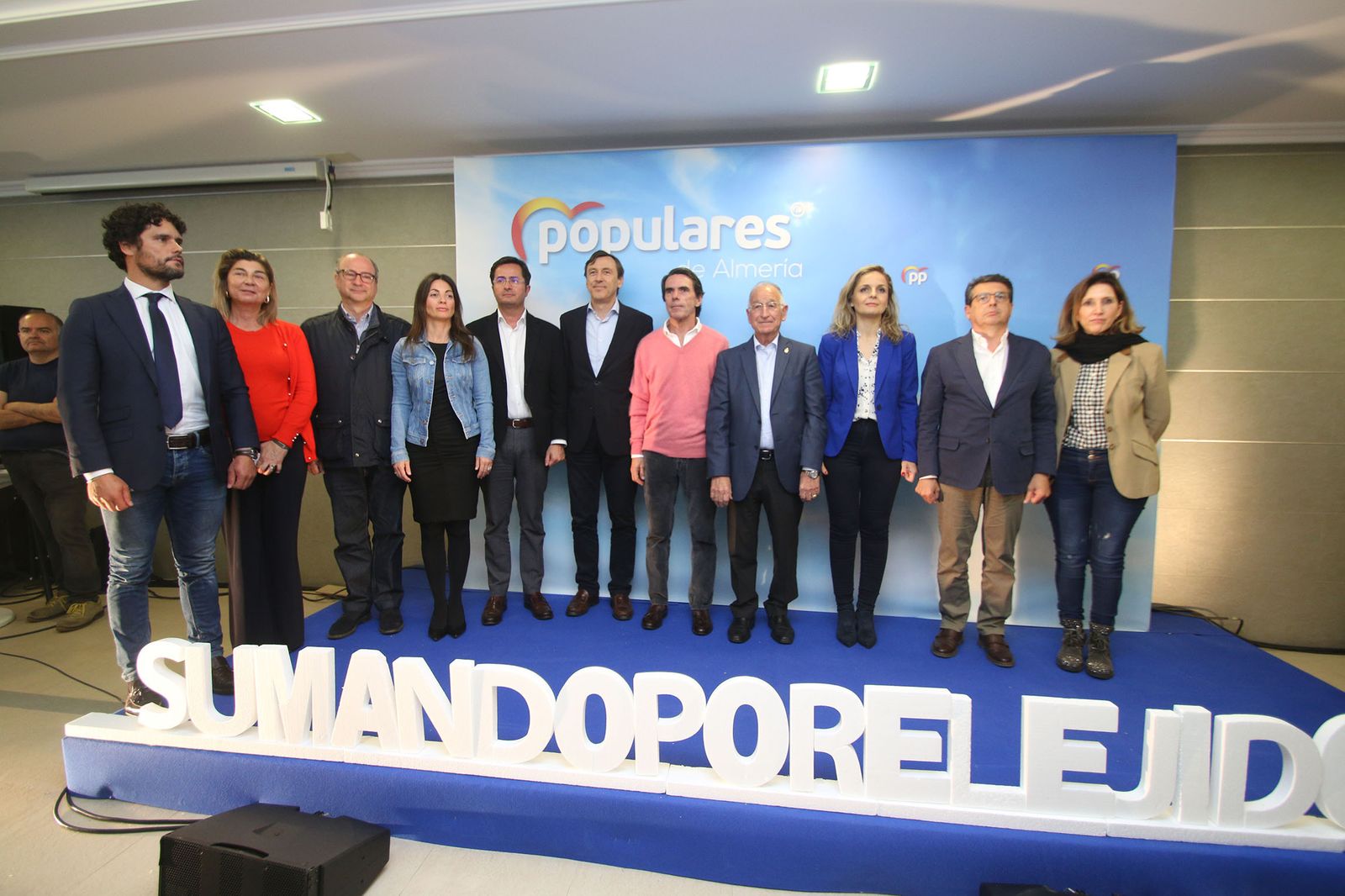 Fotogalería del mitin de José María Aznar