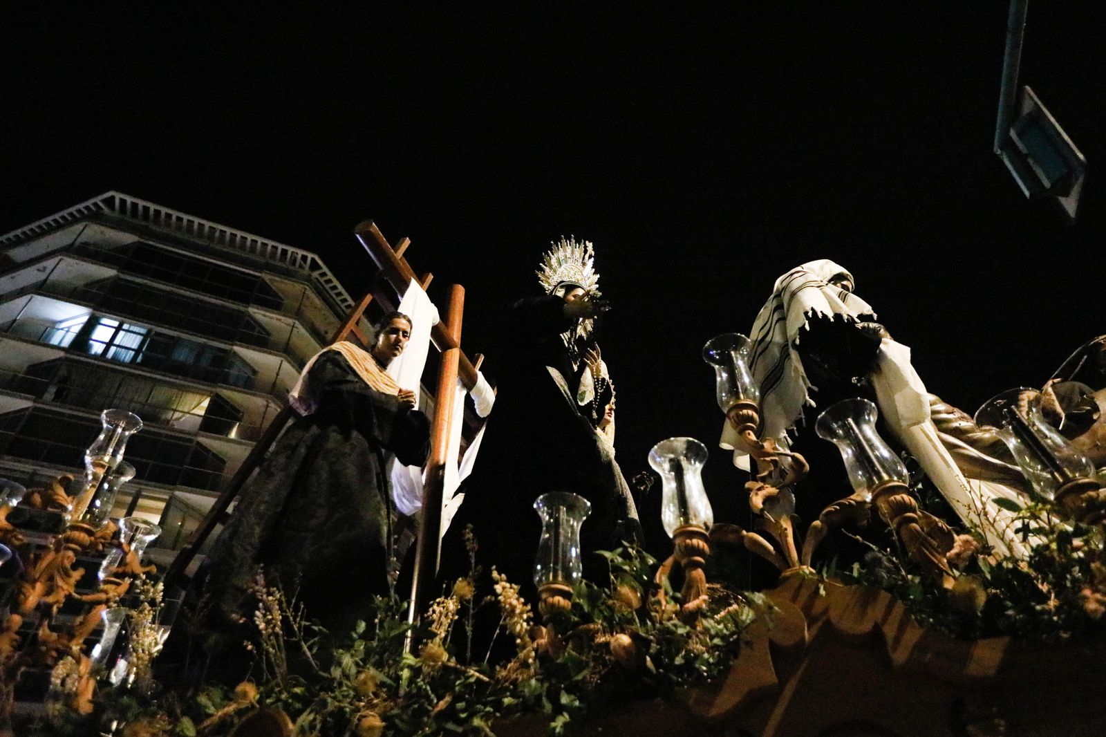 La procesión de La Caridad de Almería, en imágenes