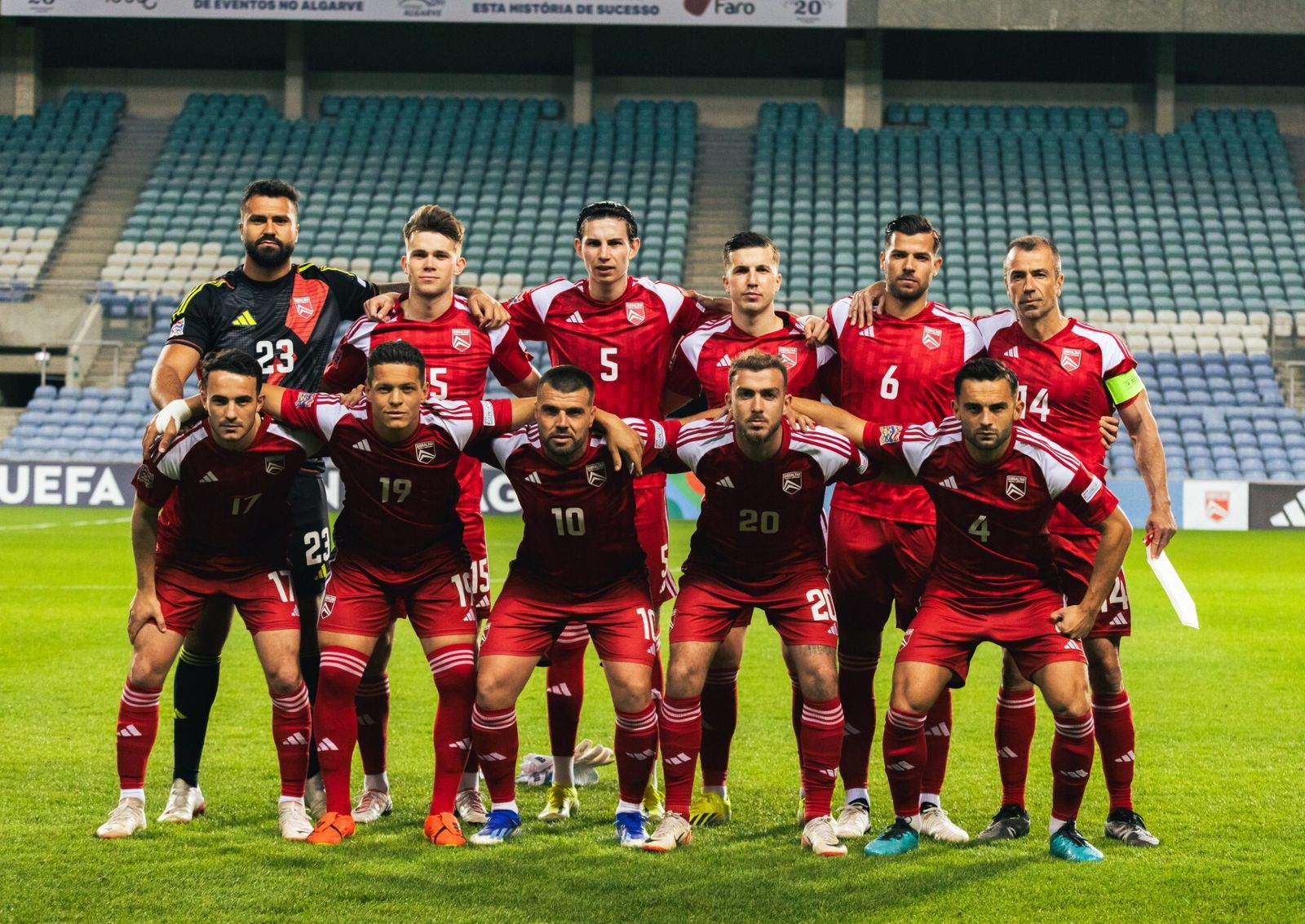 Once inicial de la selección de Gibraltar
