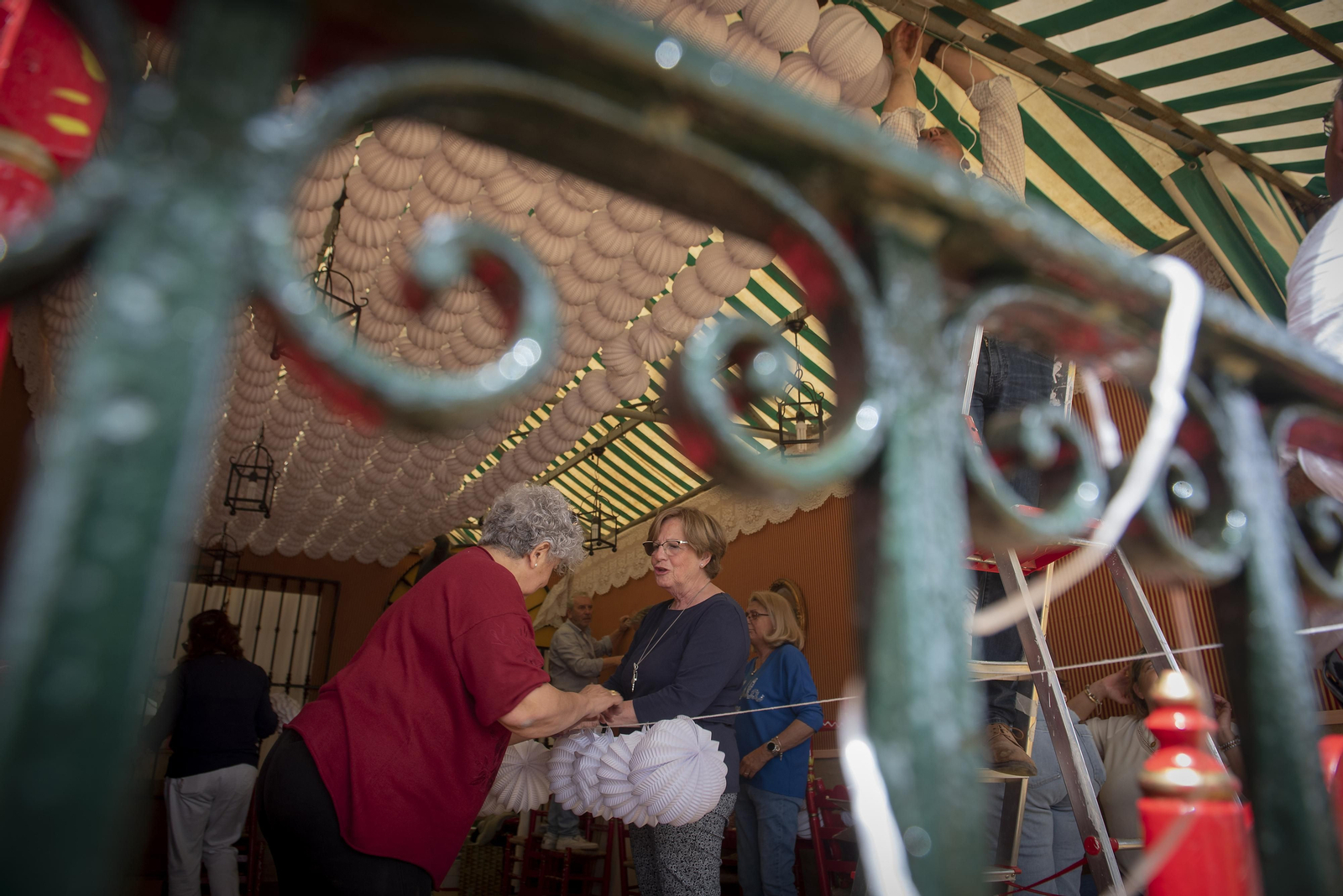 Últimos preparativos, y primeras recepciones en la Feria de Abril 2023