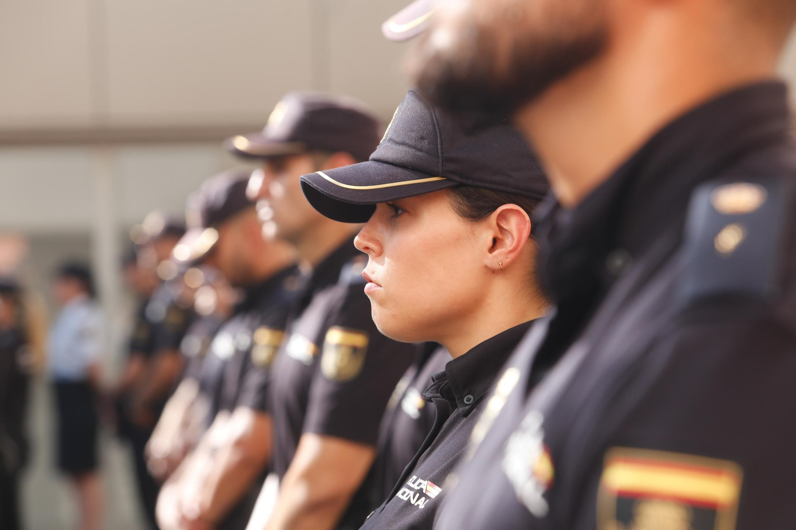 Acto de presenación de los nuevos alumnos de la Escuela Nacional de Policía en Algeciras