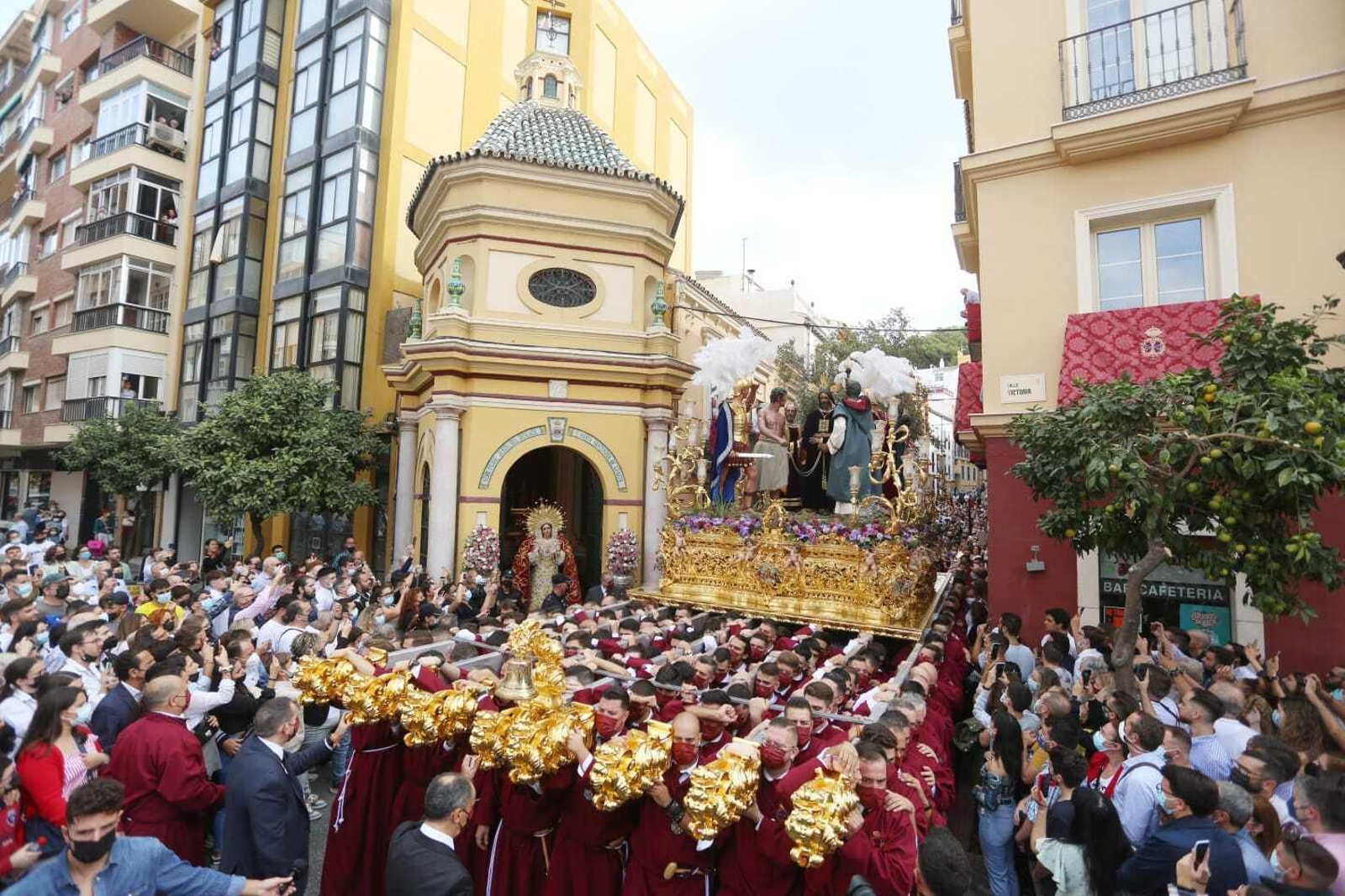 Las fotos del Rescate en la procesión Magna de Málaga