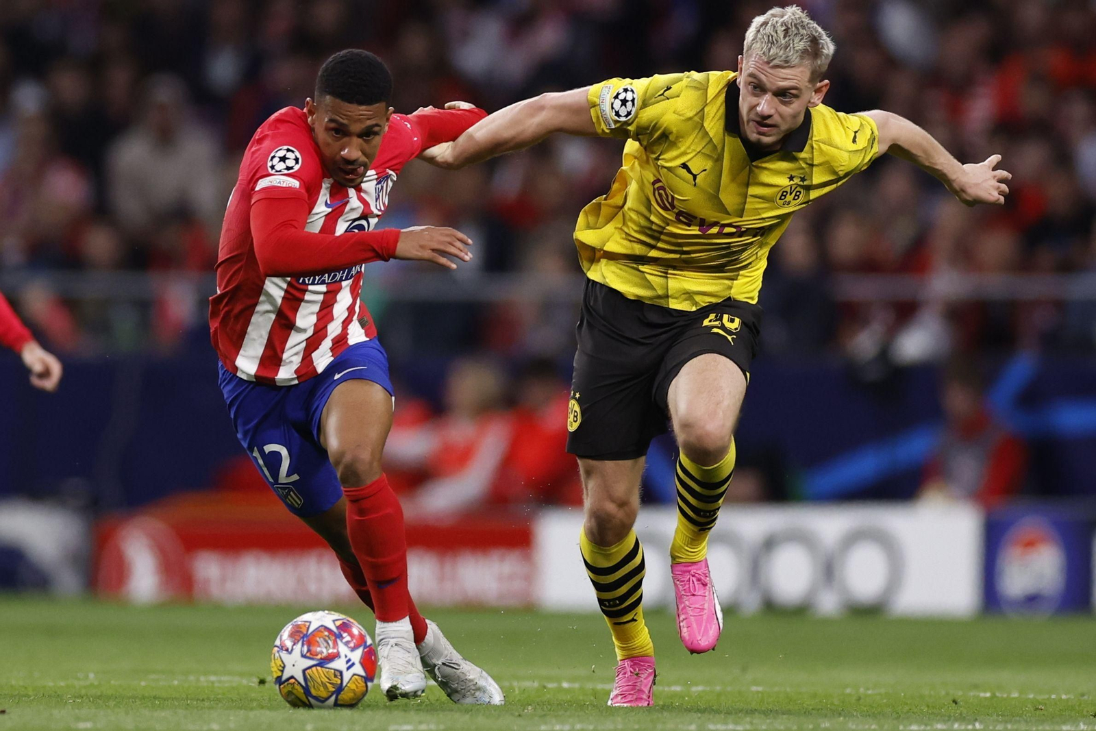 El Atlético de Madrid - Borussia Dortmund, en fotos