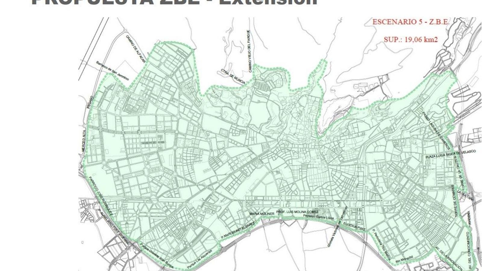 Extensión de la Zona de Bajas Emisiones