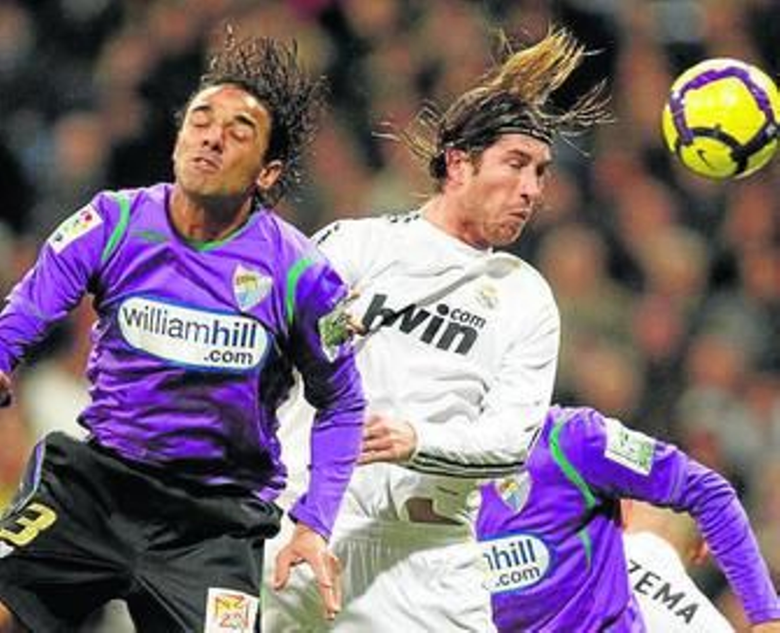 Sergio Ramos, durante un partido con el Real Madrid.