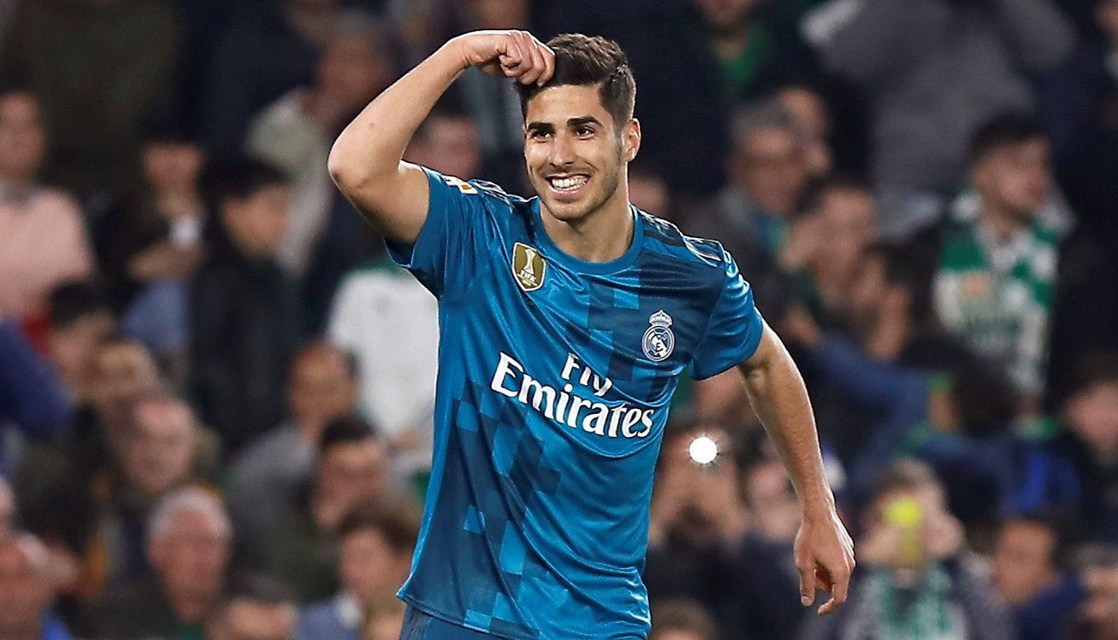 Asensio, durante el partido en el Benito Villamarín
