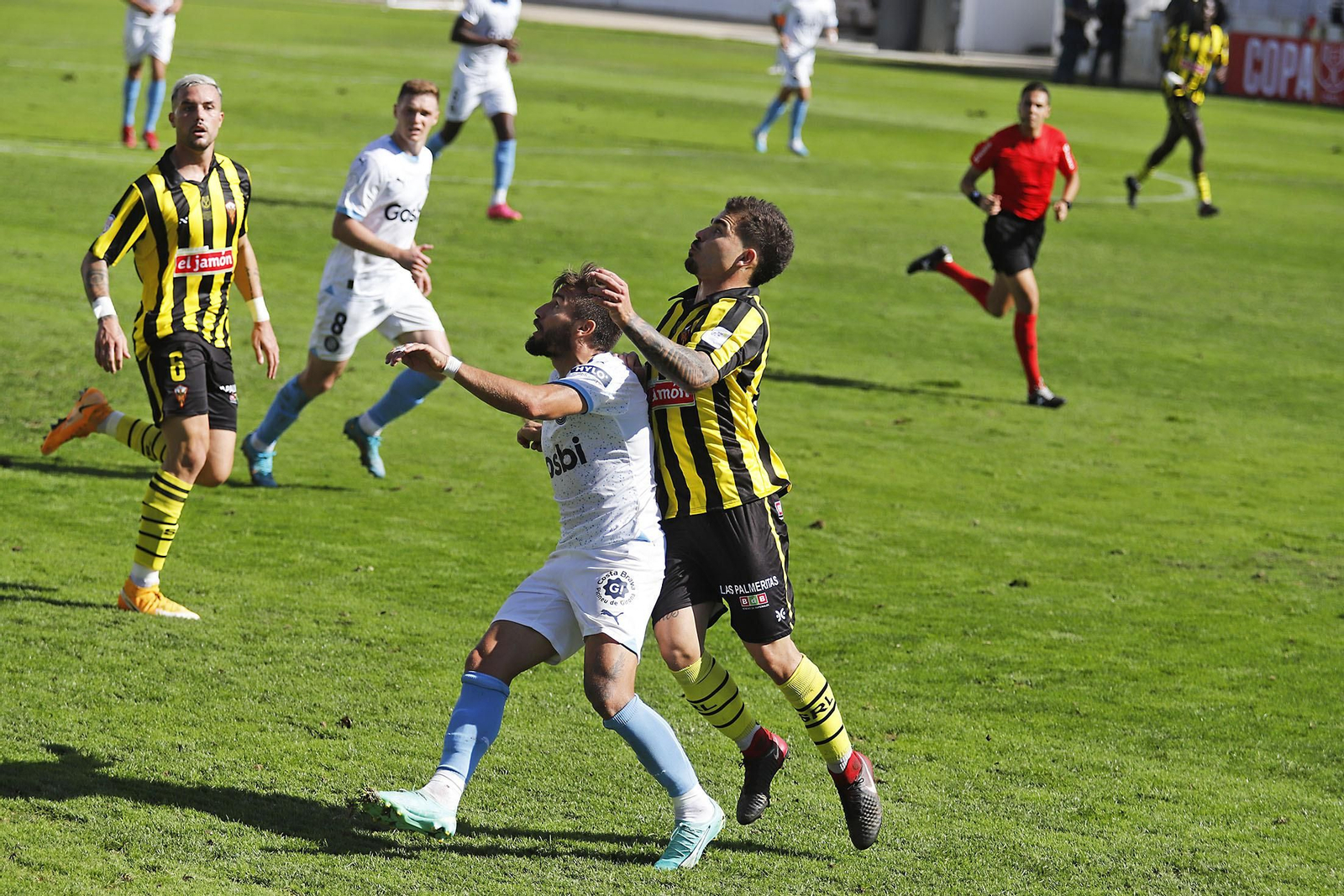 Imágenes del encuentro de Copa del Rey entre el San Roque de Lepe y el Girona