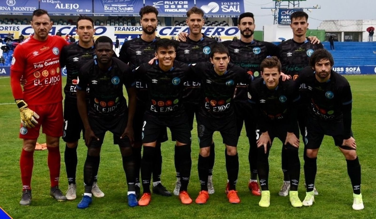 Once inicial del CD El Ejido en Linarejos.