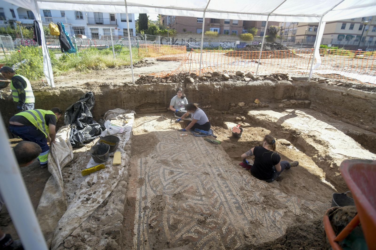 Así es la villa romana de la calle Primavera de Granada