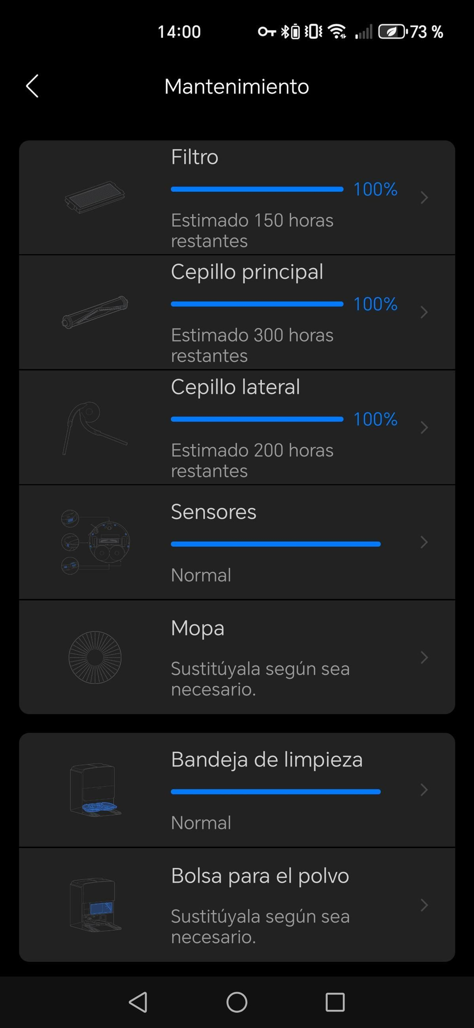 Aplicación Roborock - Robot aspirador Saros Z70