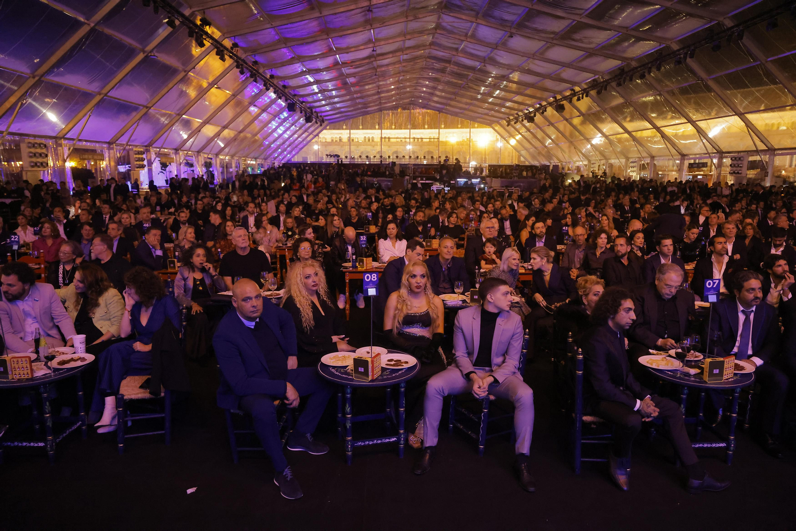 Famosos y artistas en la alfombra roja de la gala del flamenco en los 'Santalucía Universal Music Week'