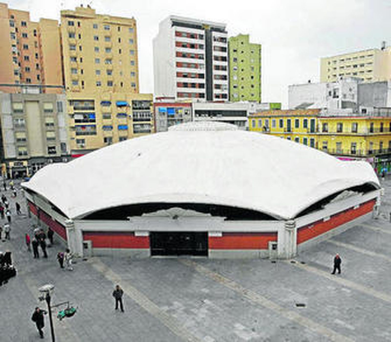 El mercado de abastos de Algeciras.
