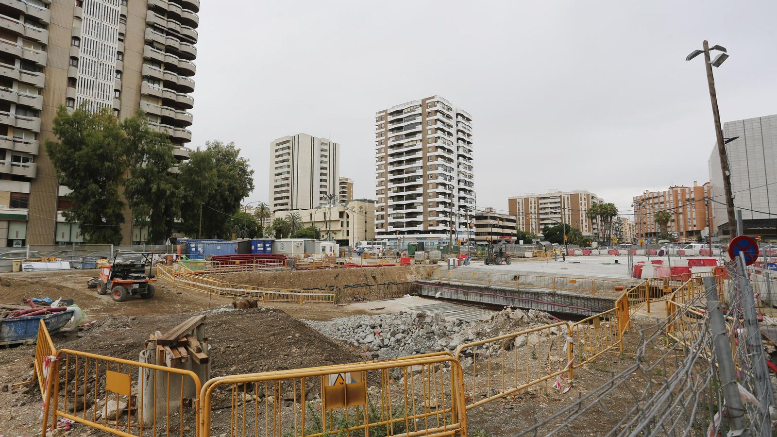 Obras del Metro en Callejones de El Perchel.