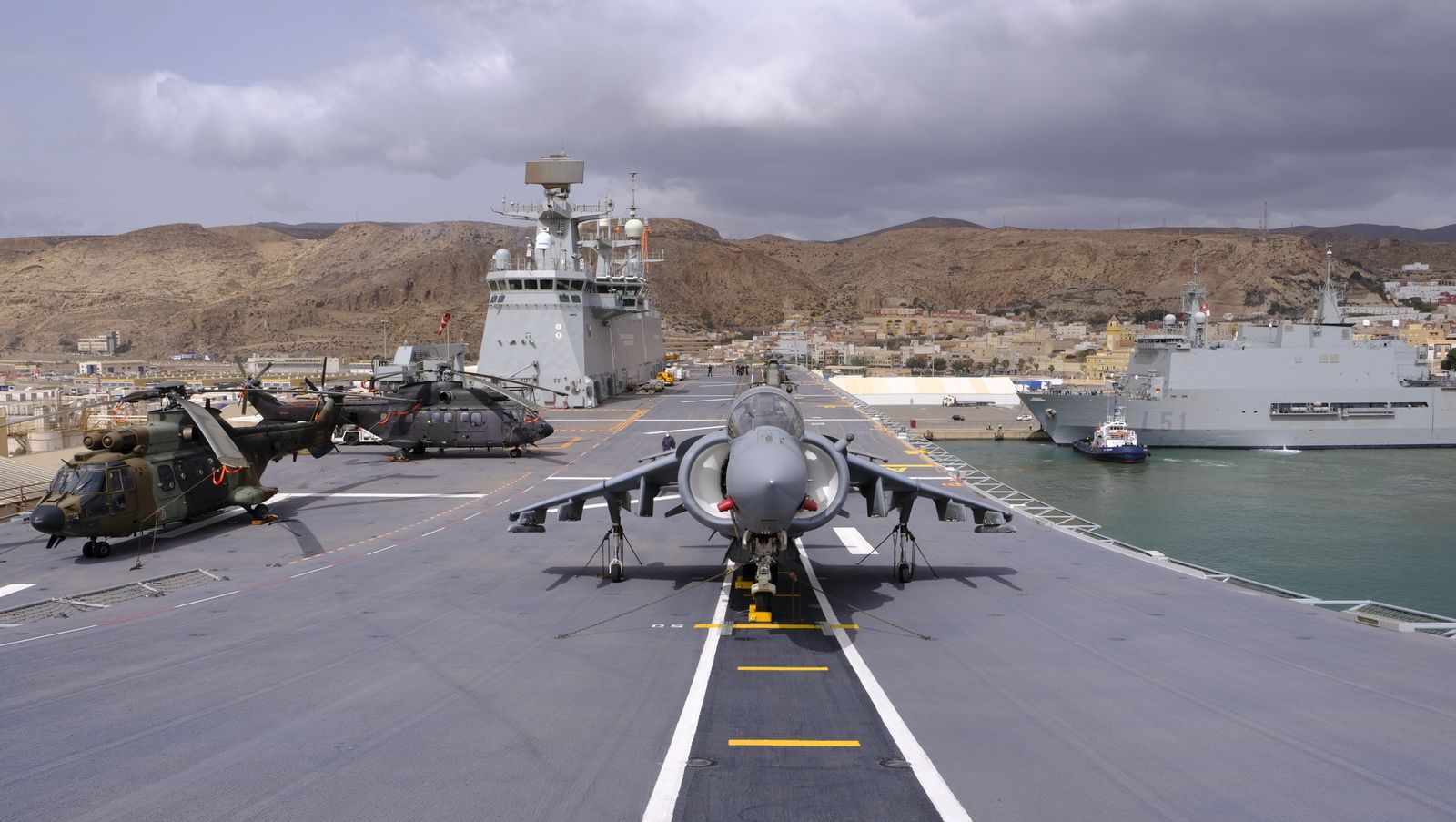 El buque insignia de Armada abre sus puertas este sábado en Almería