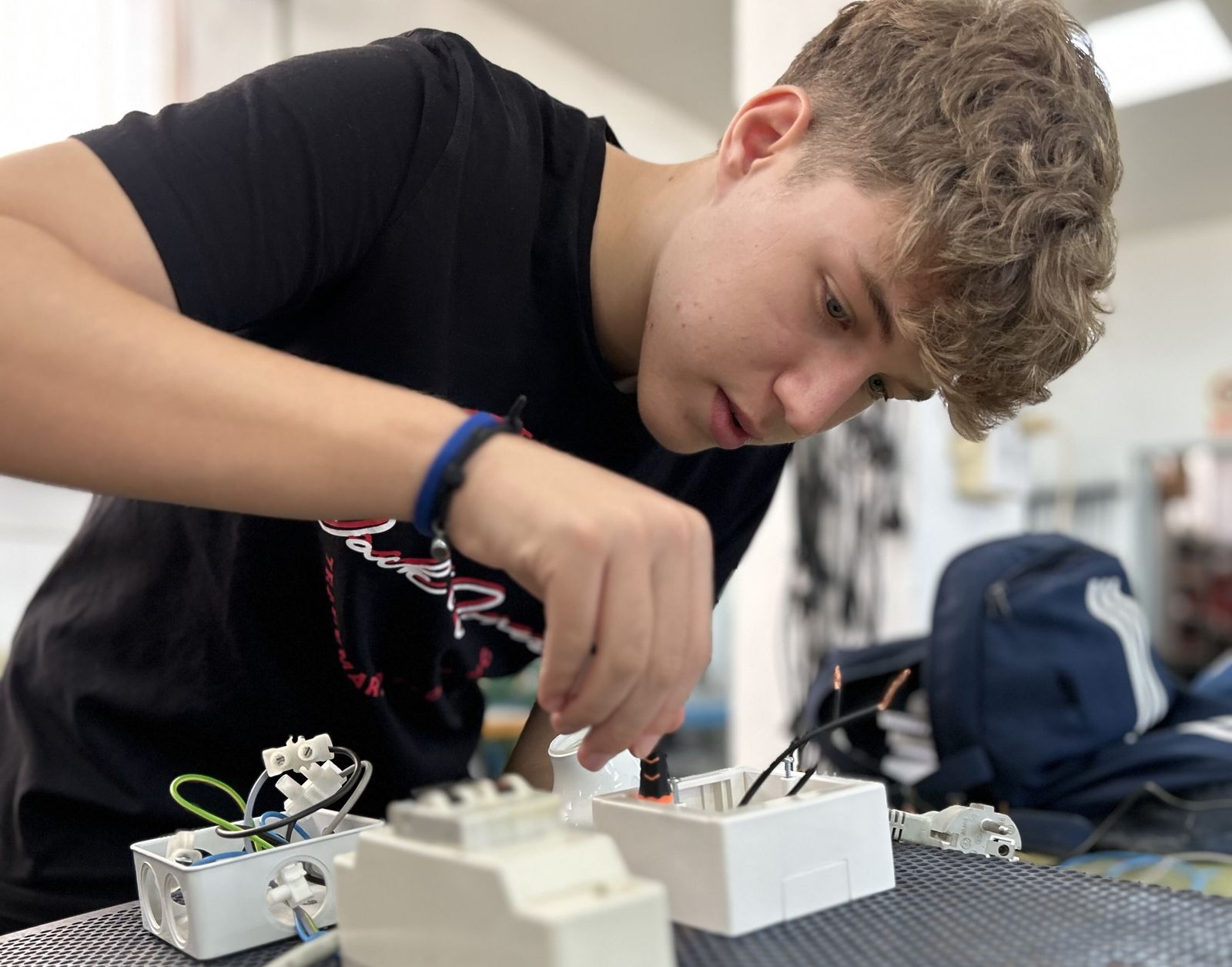 Estudiante del colegio Funcadia.