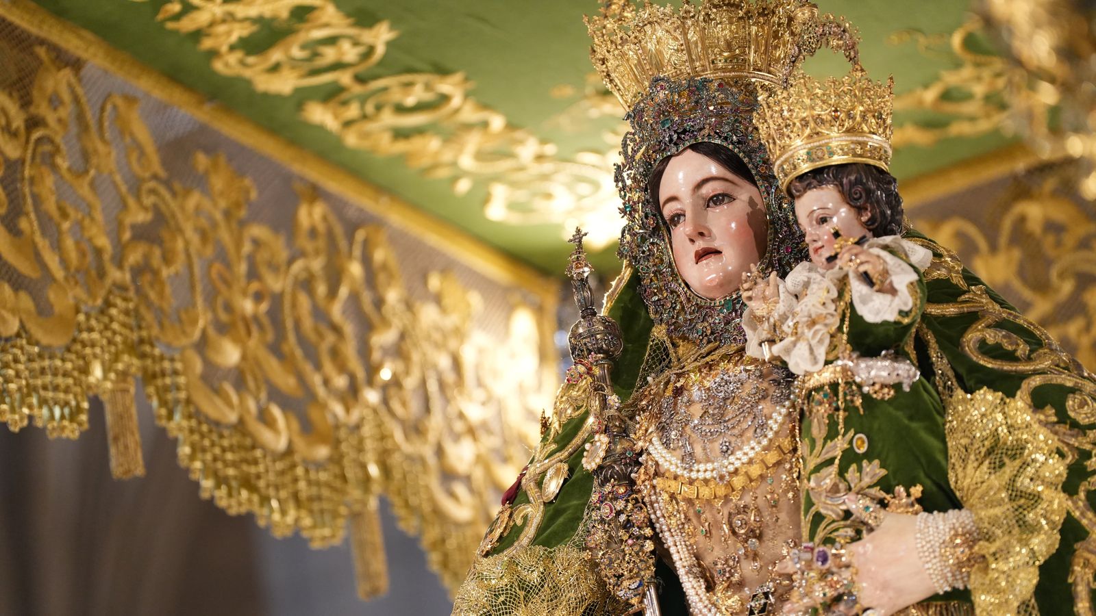 La Virgen de Araceli, en su paso.