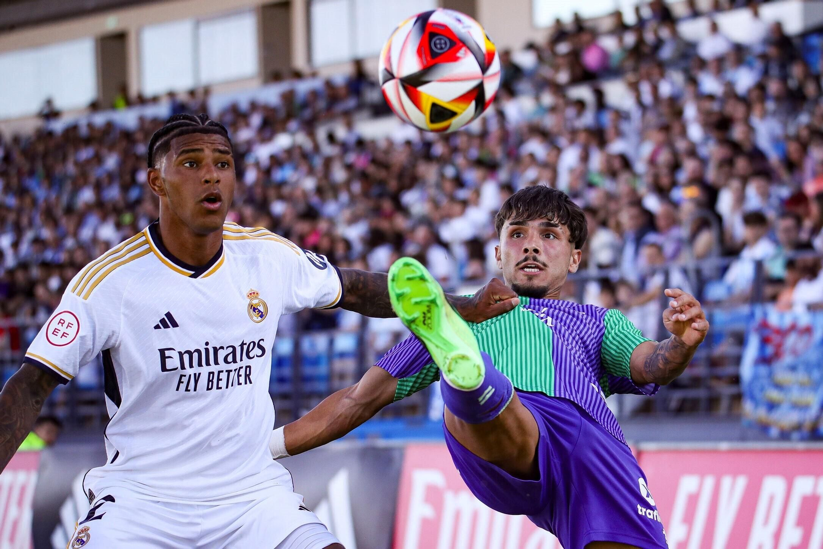 Las fotos del Real Madrid Castilla - Málaga CF