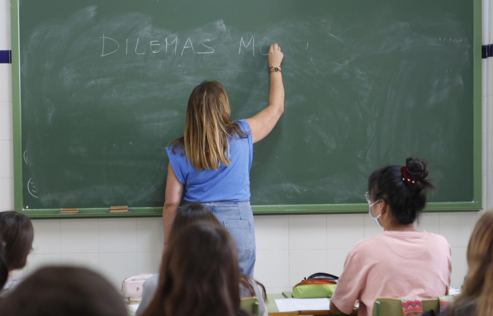 Imagen de archivo de un aula