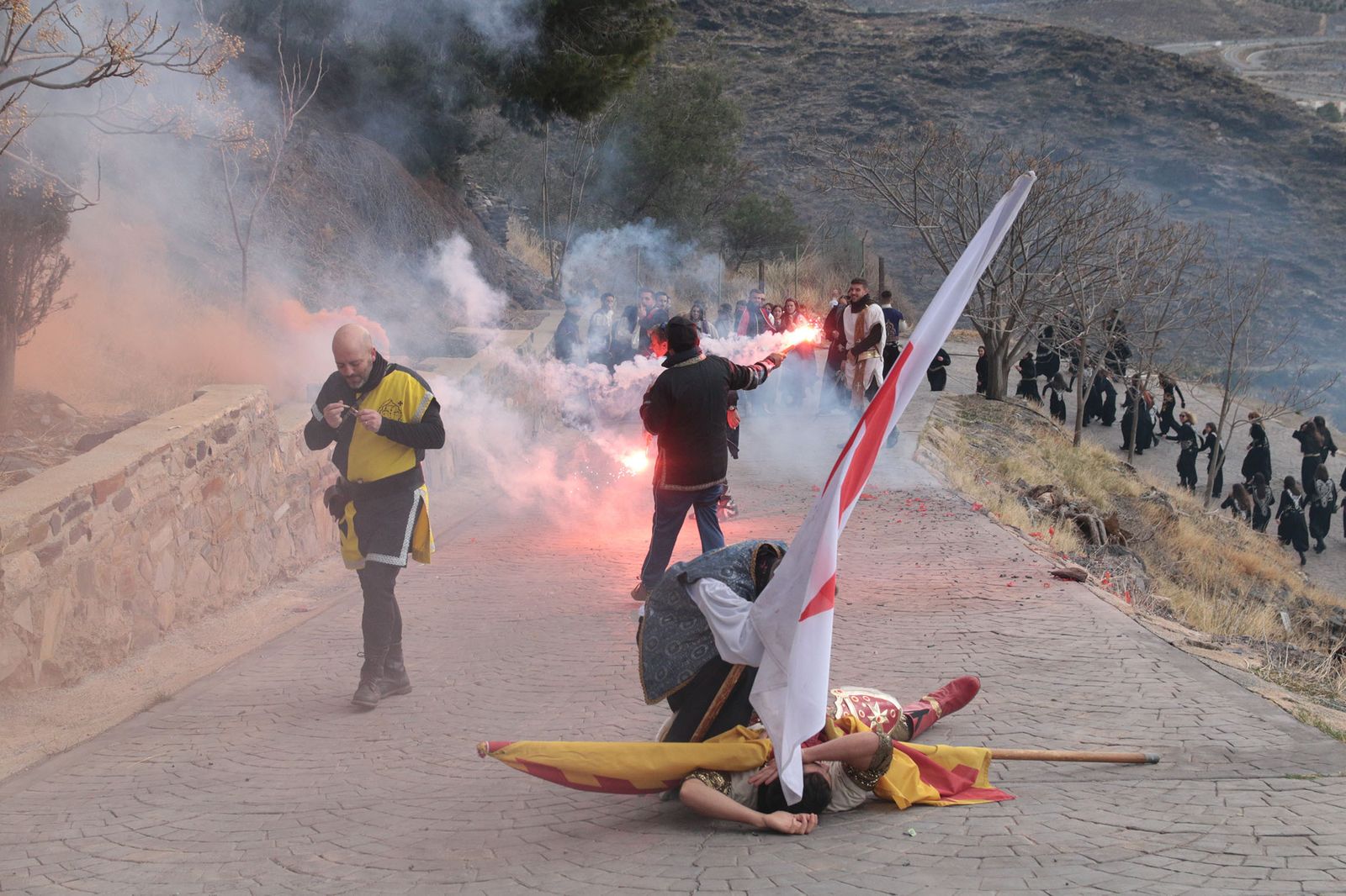 Los Moros y Cristianos de Gérgal se enfrentan en las fiestas de San Sebastián