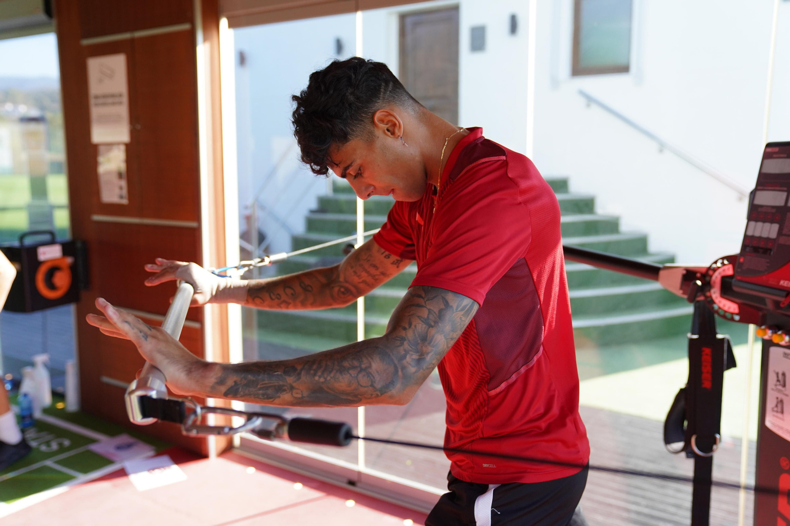 Entrenamiento del Almería, jueves 5