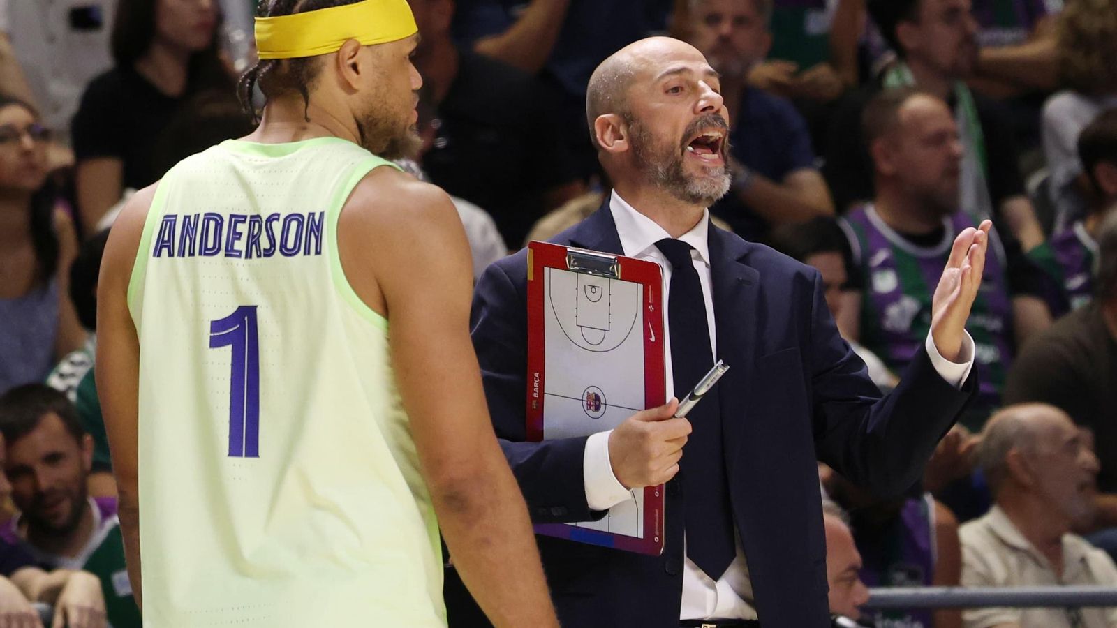 Las fotos del Unicaja-Barcelona, primer partido del play off de la Liga Endesa