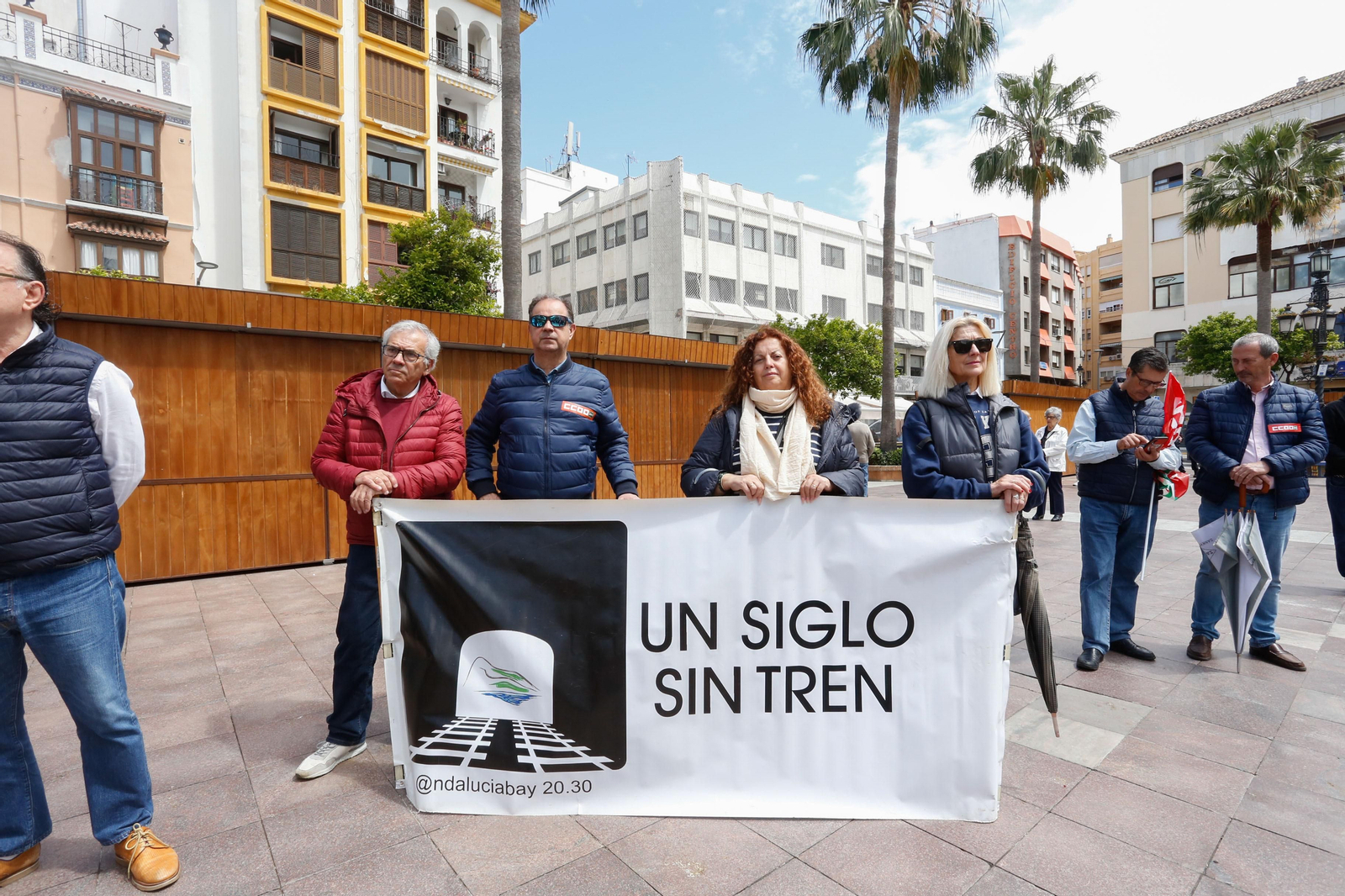 Fotos de la manifestación del Primero de Mayo en Algeciras