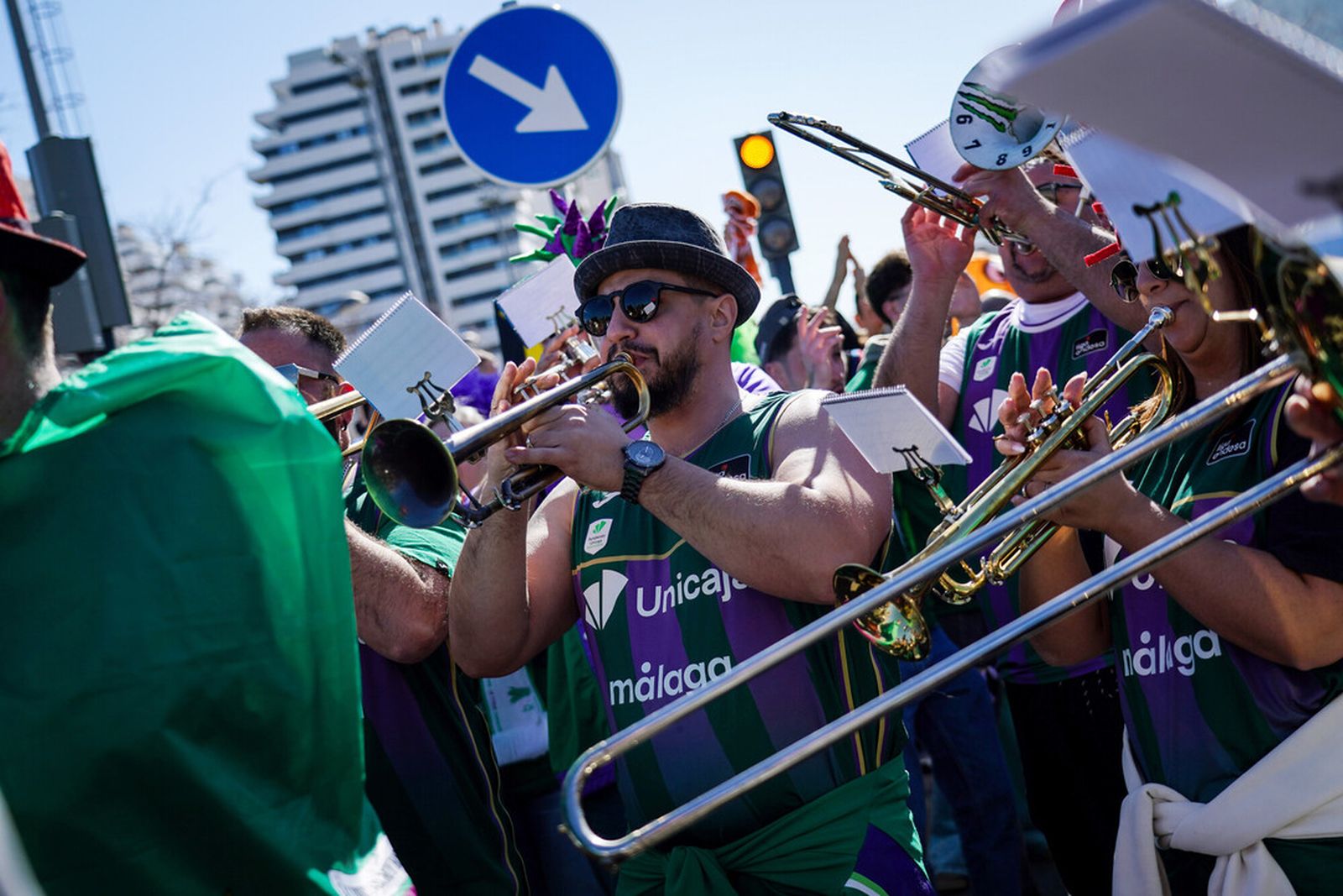 Las fotos del encuentro de aficiones de la Copa del Rey de Valencia