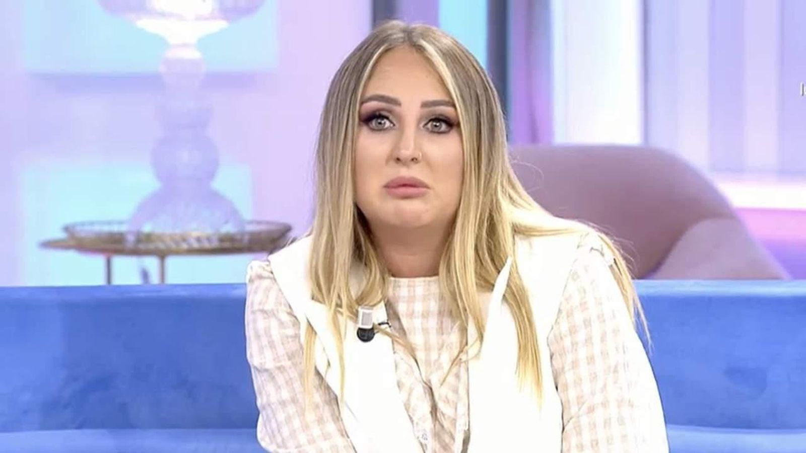 Rocío Flores, en el plató de 'El programa de Ana Rosa'.