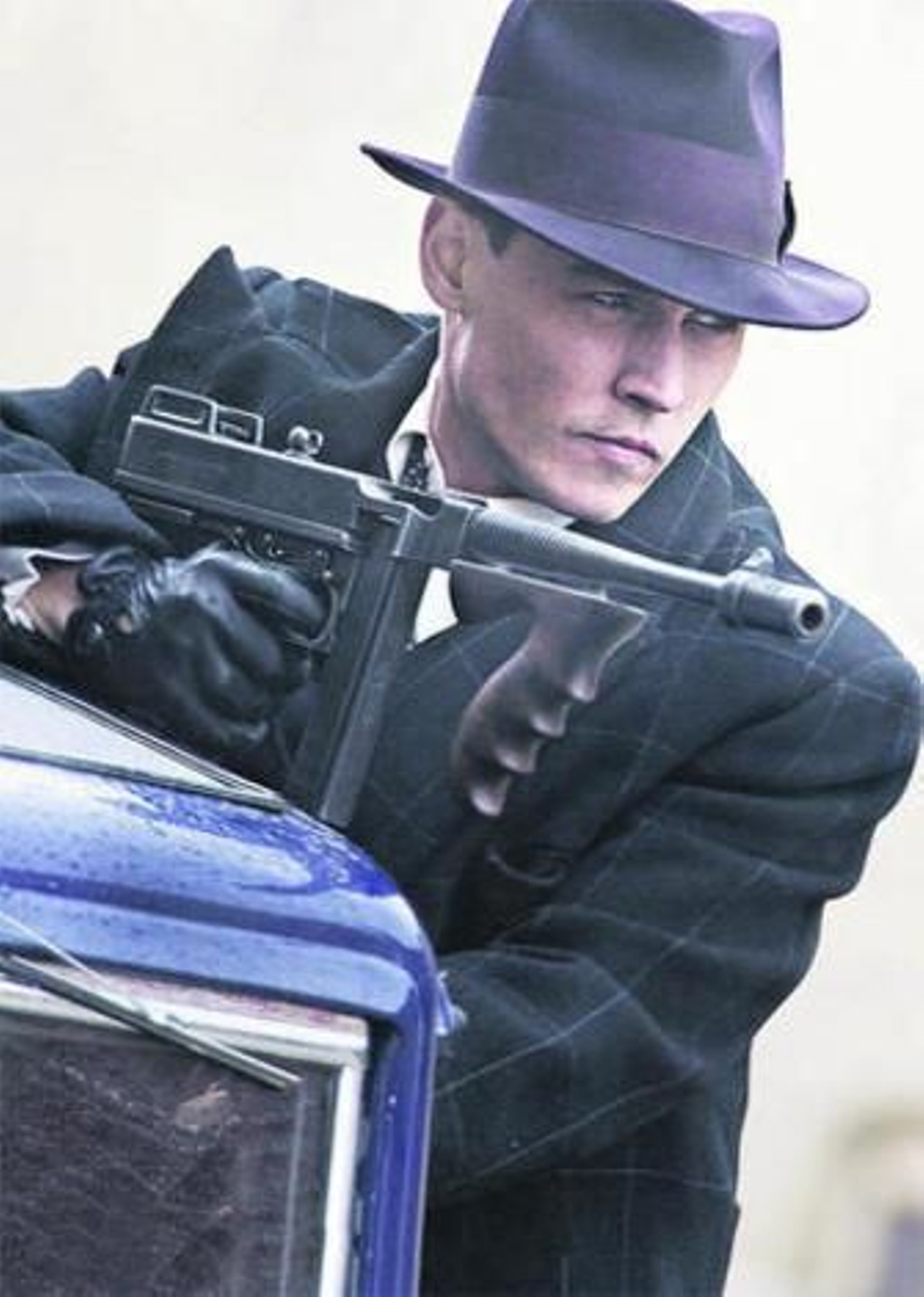 Johnny Depp es John Dillinger en 'Enemigos públicos' , de Michael Mann.