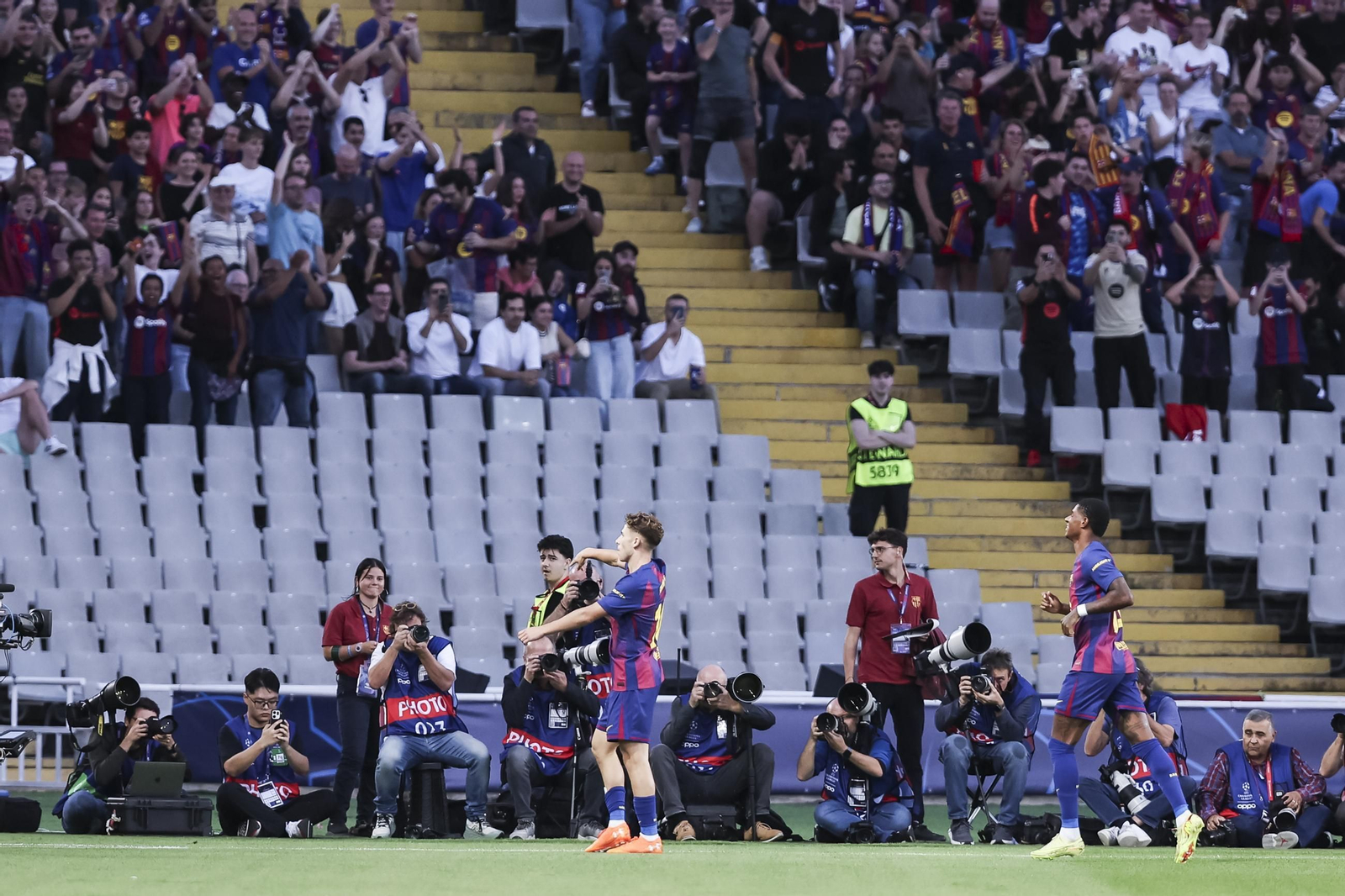 Las fotos del Barcelona-Olympiacos