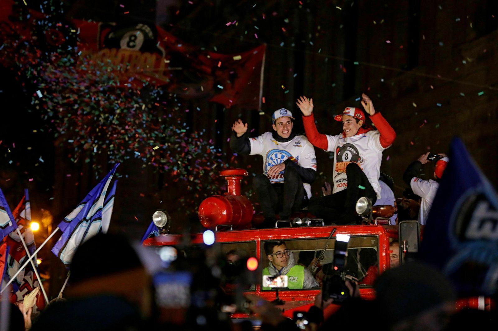 La fiesta de los hermanos Márquez en Cervera